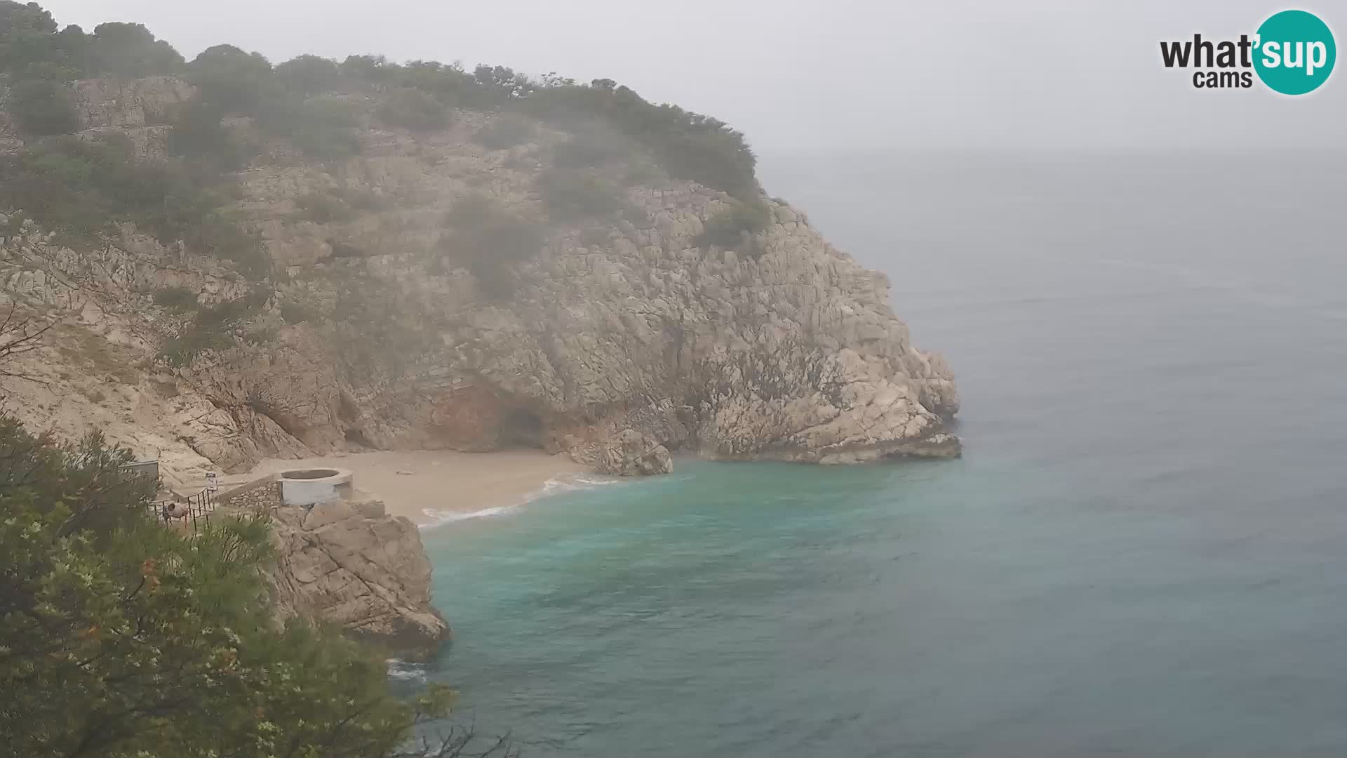 Web kamera plaže Brseč – Mošćenička Draga – Hrvatska