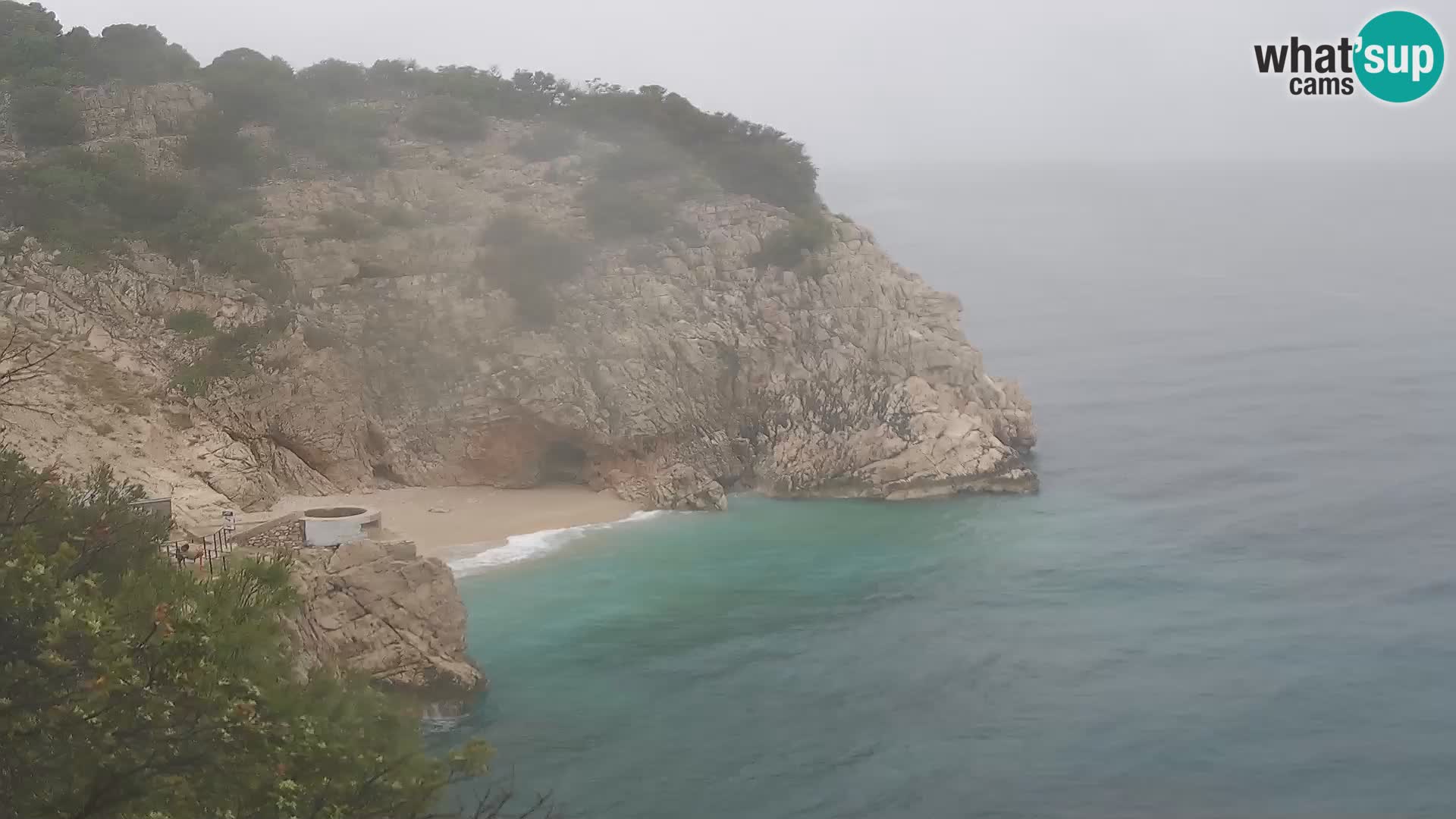Web kamera plaže Brseč – Mošćenička Draga – Hrvatska