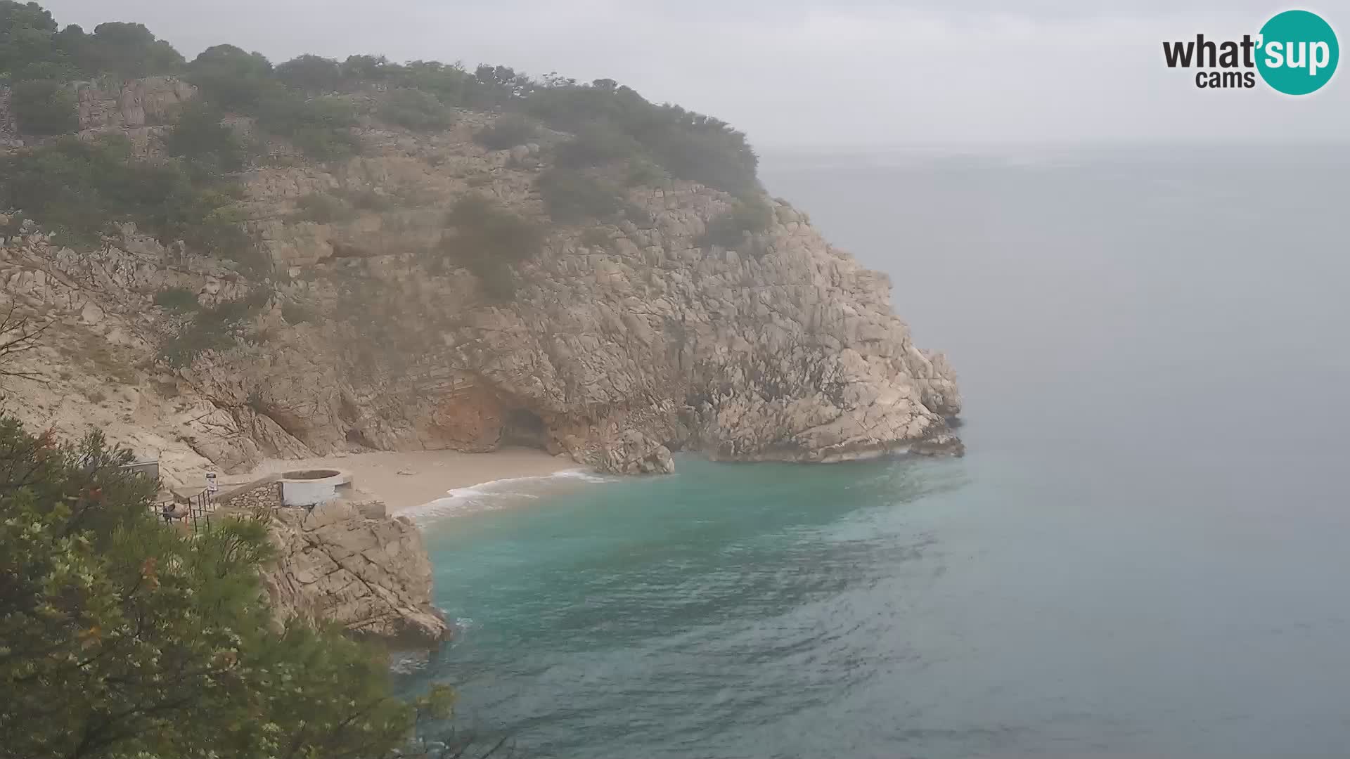 Webcam Brseč beach – Mošćenička Draga – Croatia