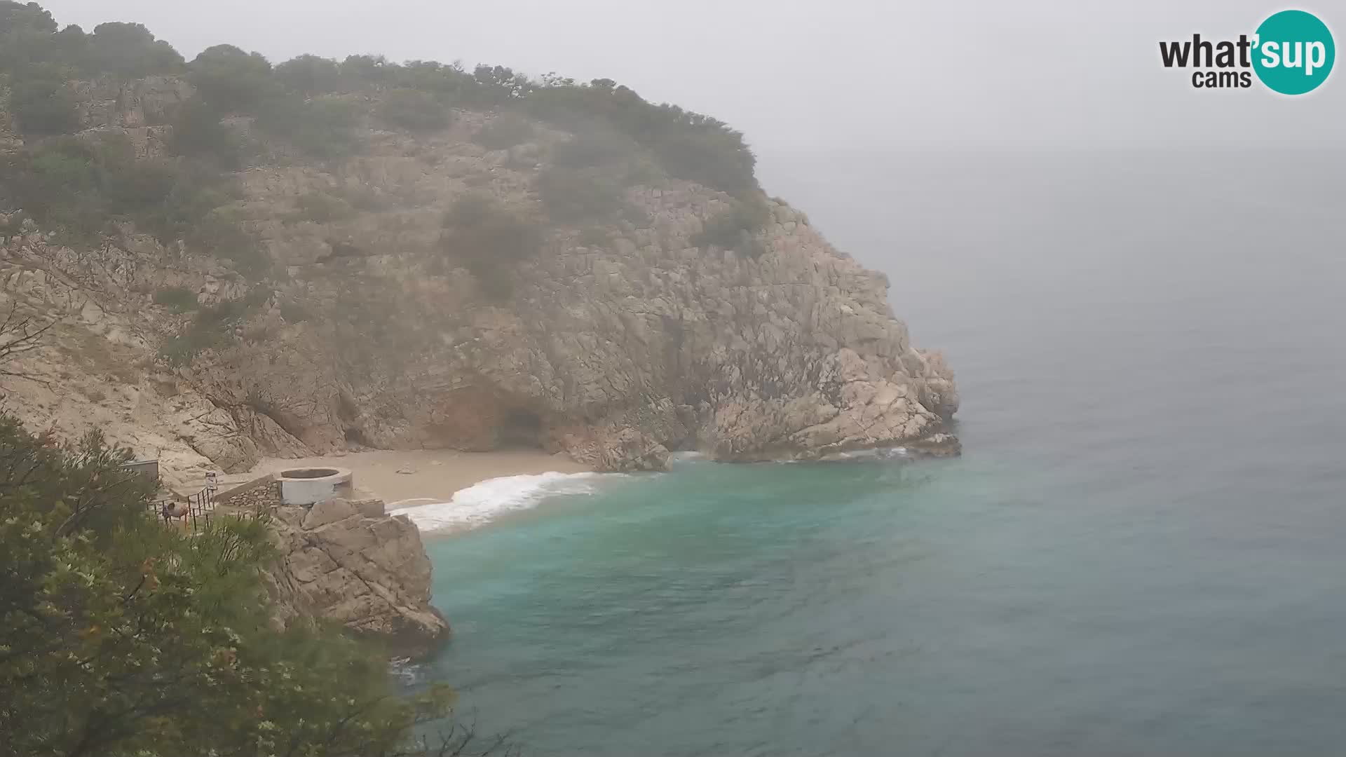 Webcam Brseč beach – Mošćenička Draga – Croatia