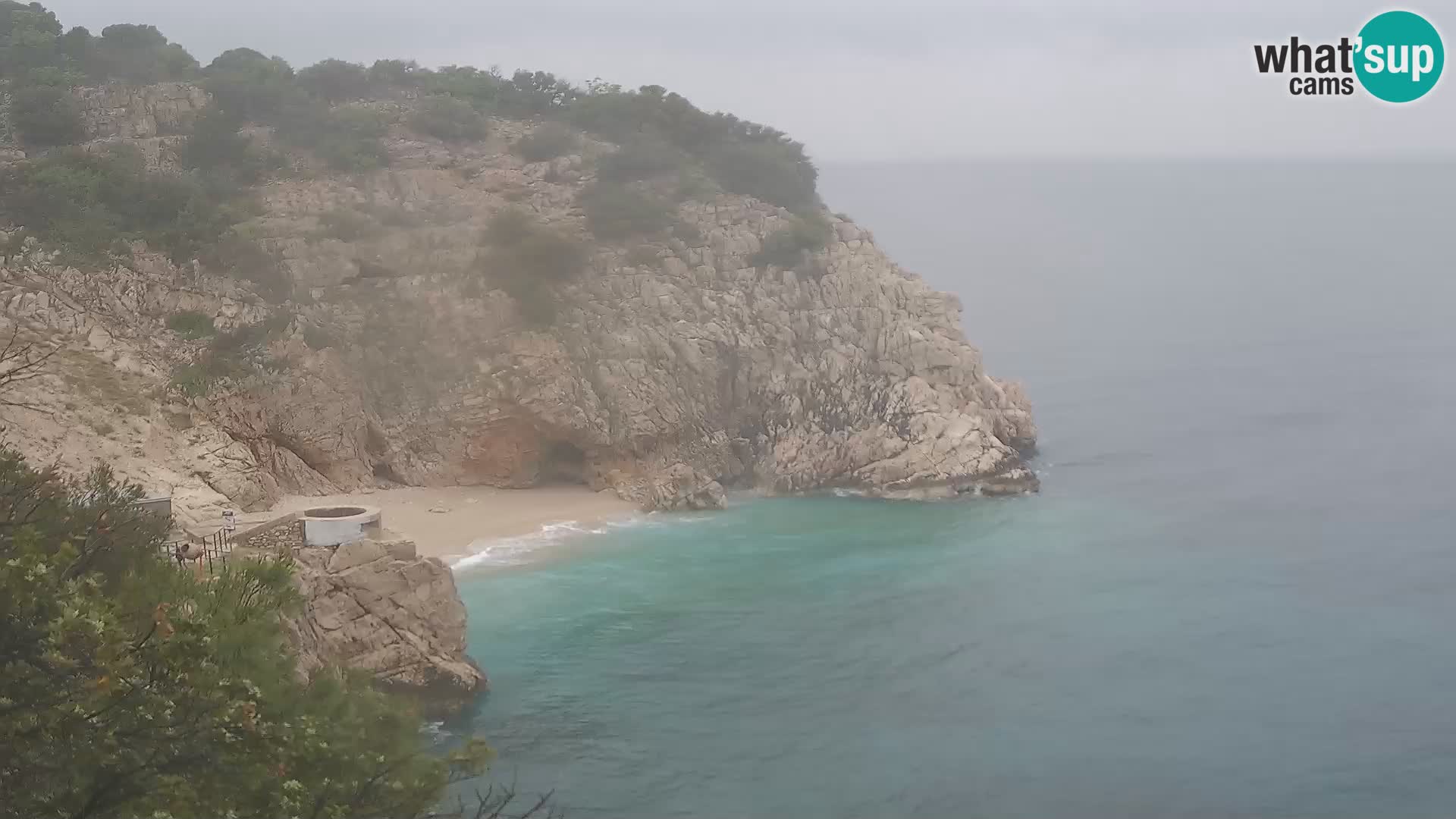 Web kamera plaže Brseč – Mošćenička Draga – Hrvatska