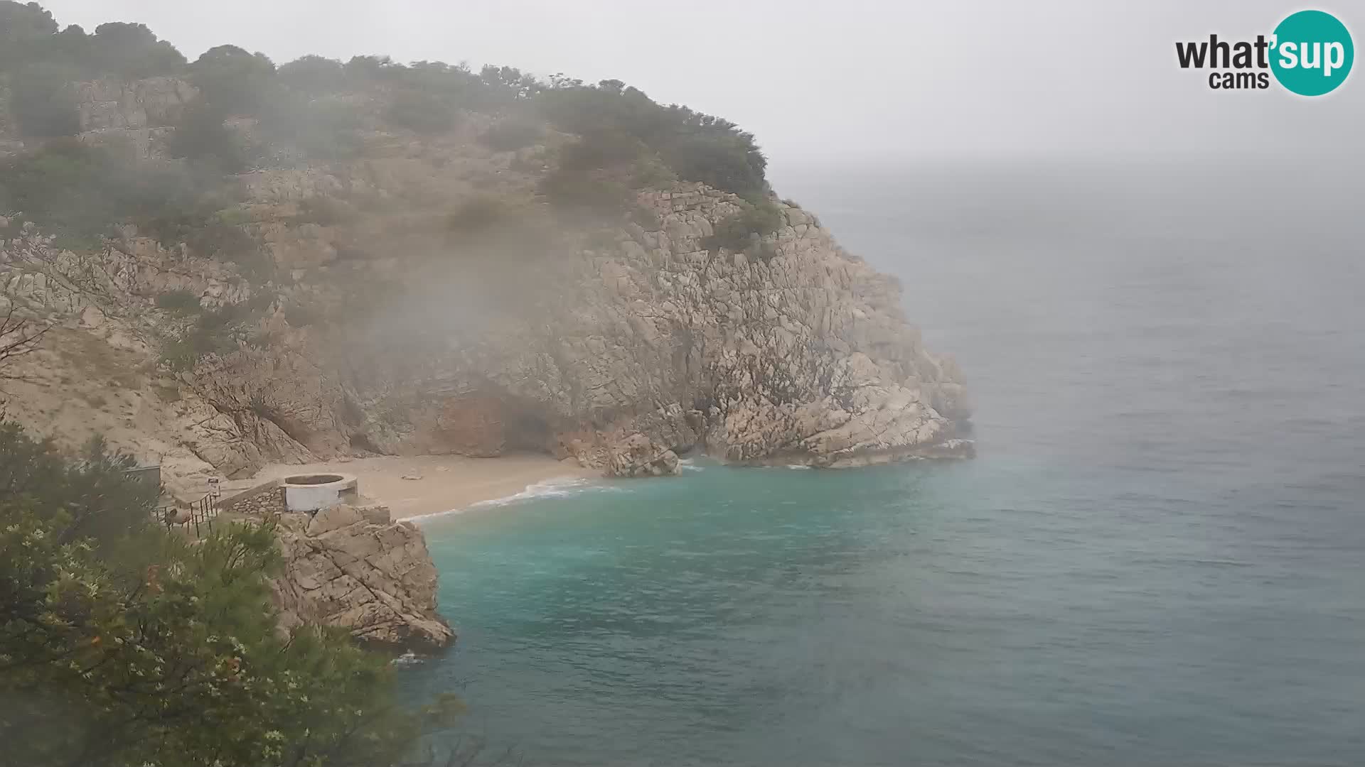 Webcam Bersezio spiaggia – Draga di Moschiena – Croazia