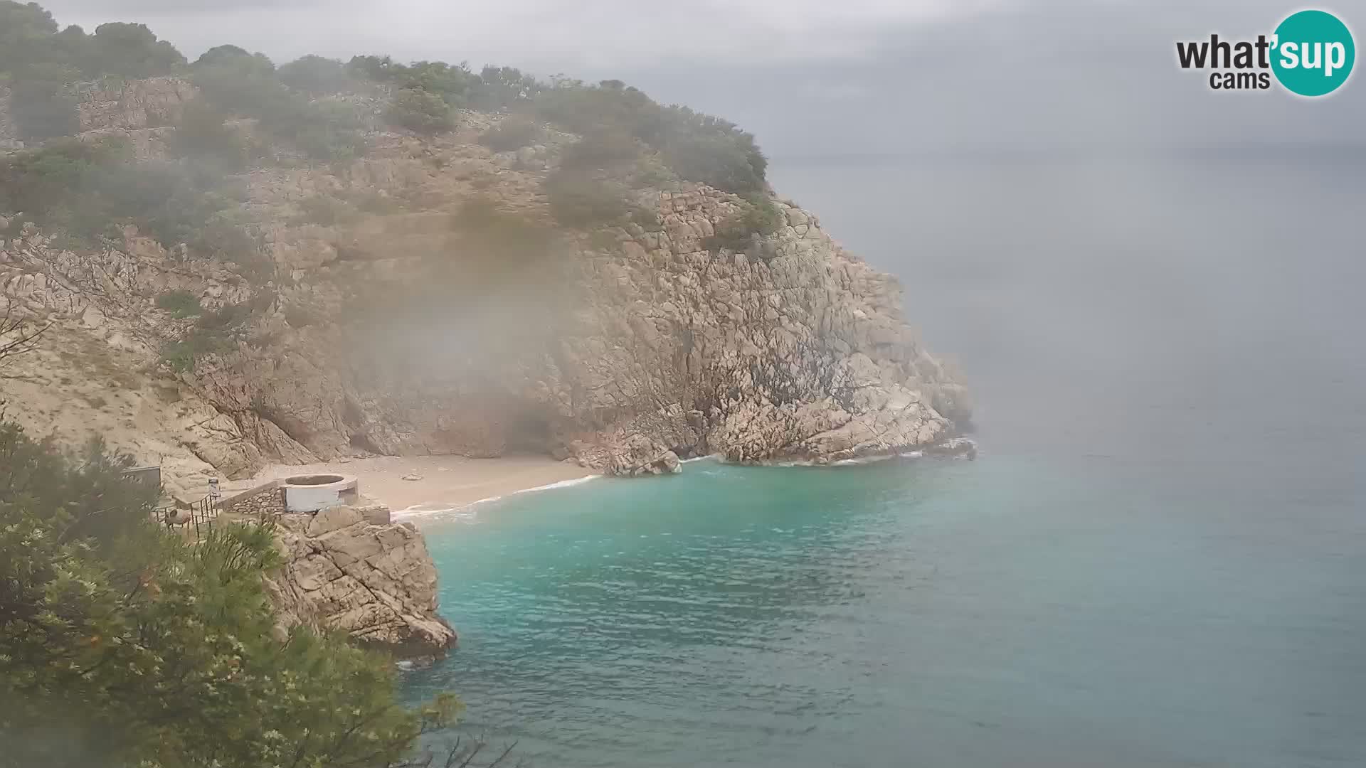 Webcam Brseč Strand – Mošćenička Draga – Kroatien