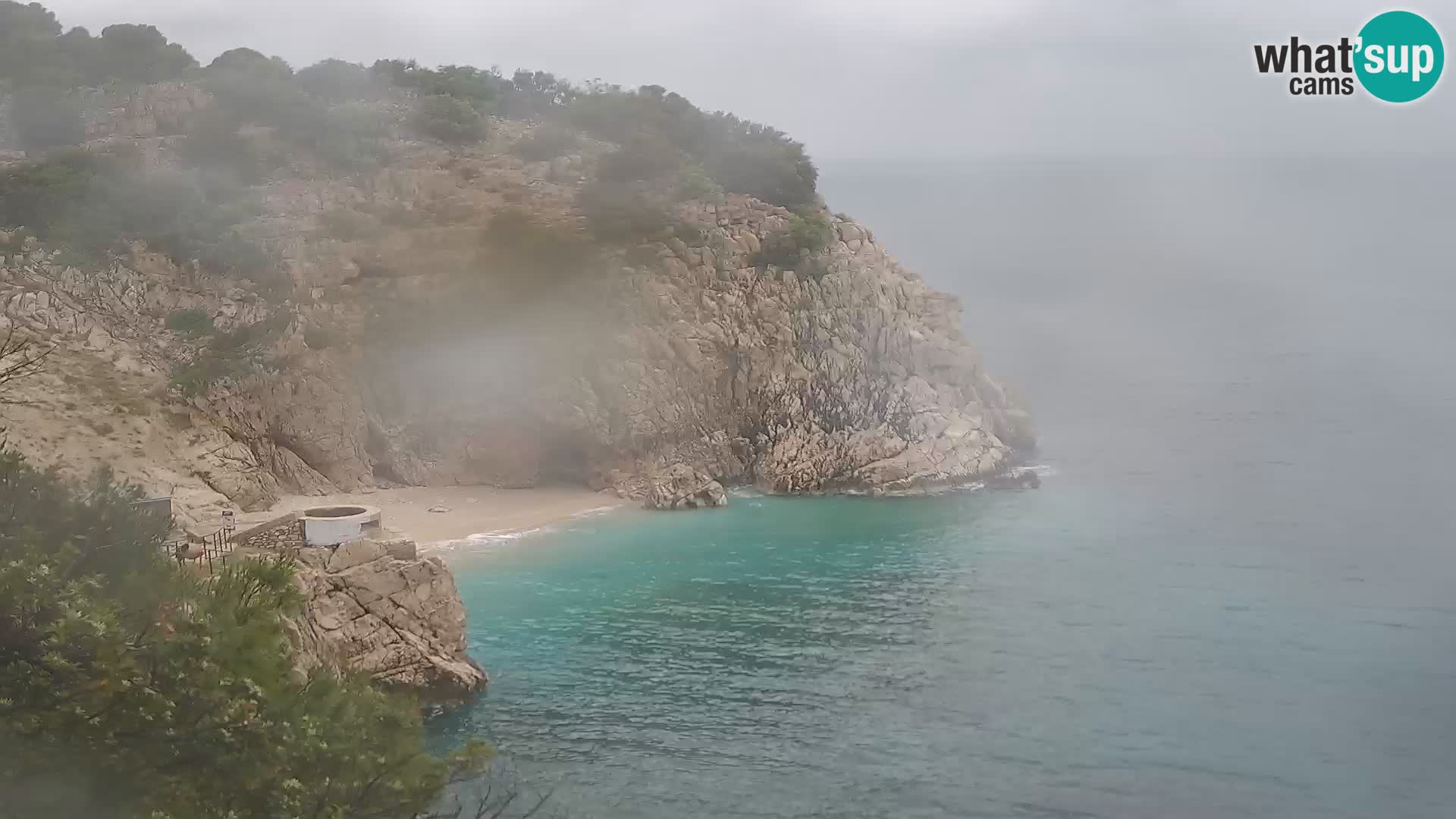 Webcam Brseč beach – Mošćenička Draga – Croatia