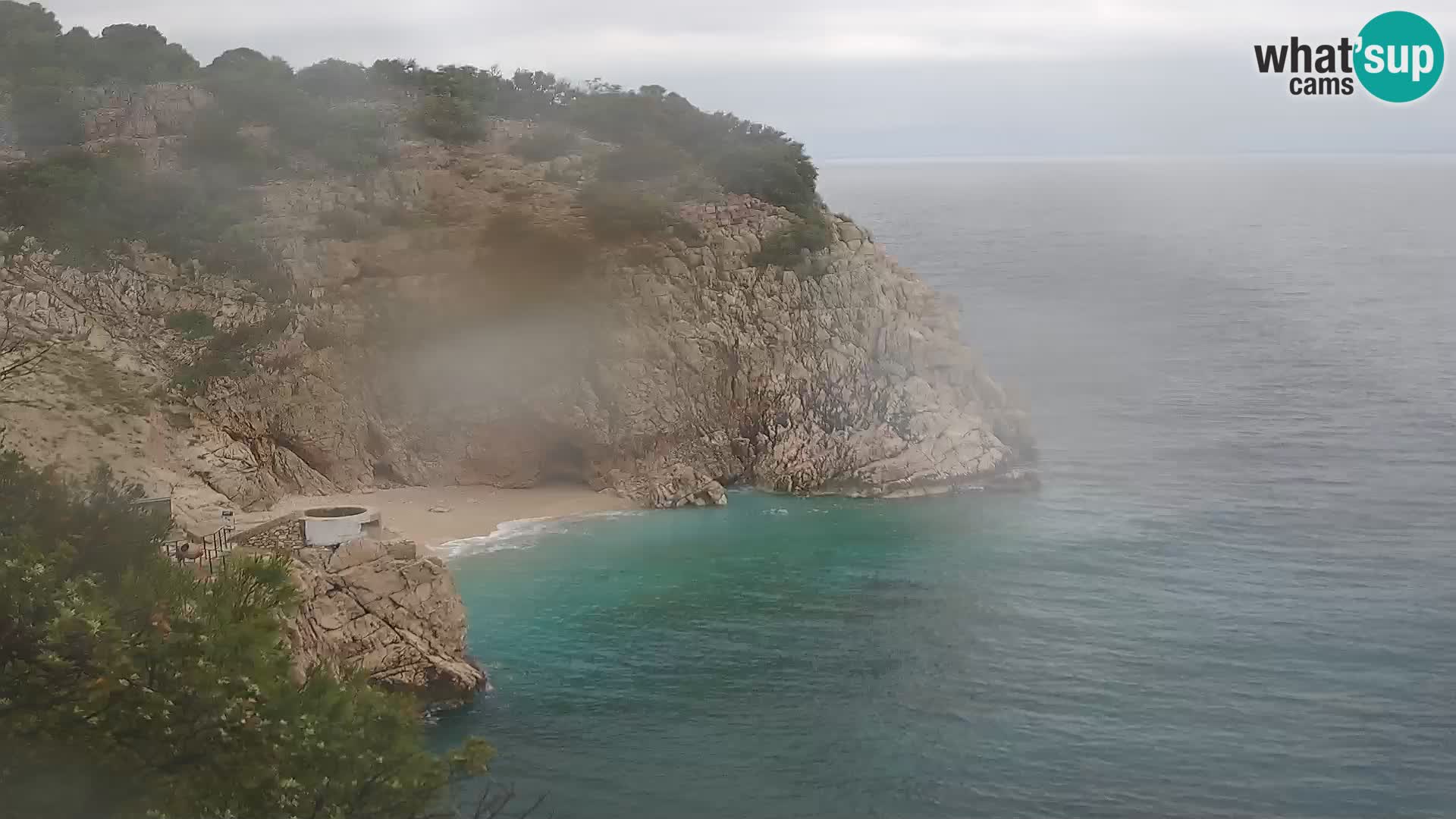 Webcam Brseč beach – Mošćenička Draga – Croatia