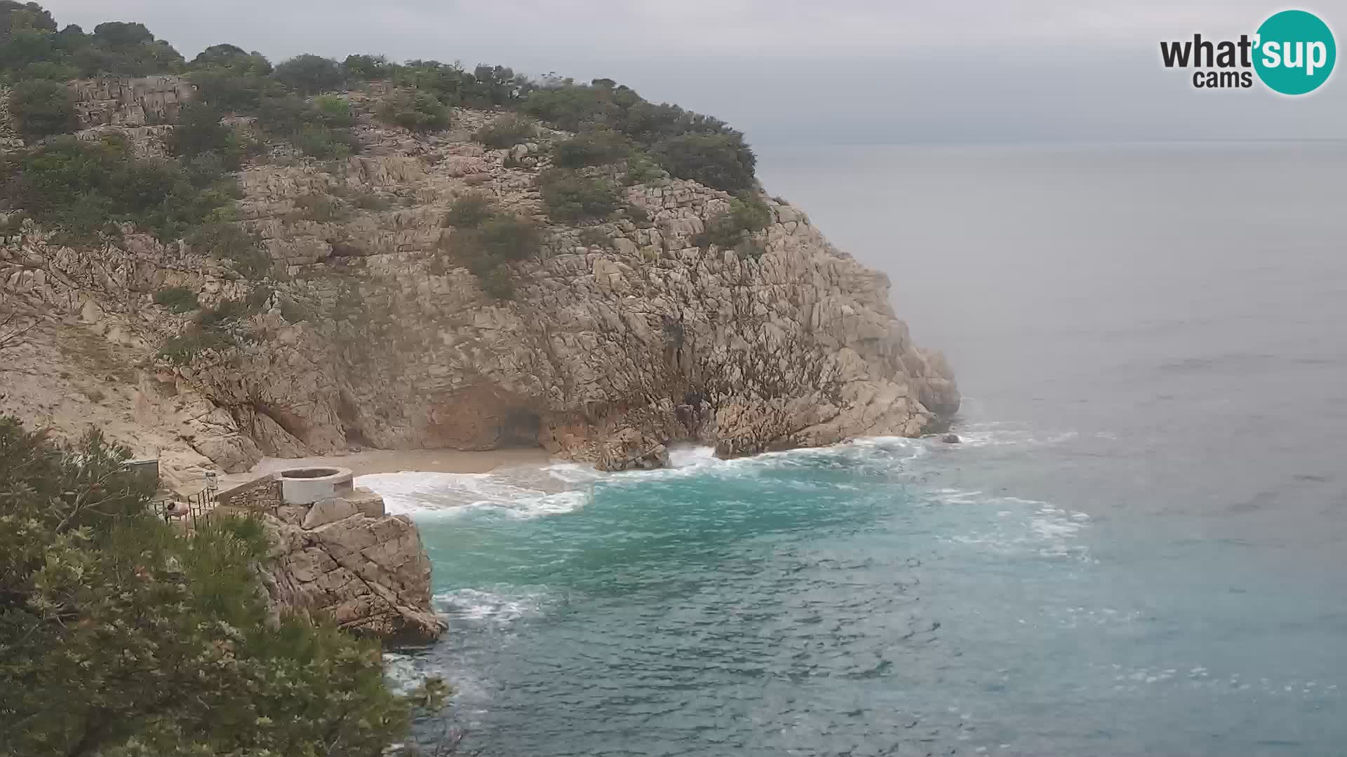 Web kamera plaže Brseč – Mošćenička Draga – Hrvatska