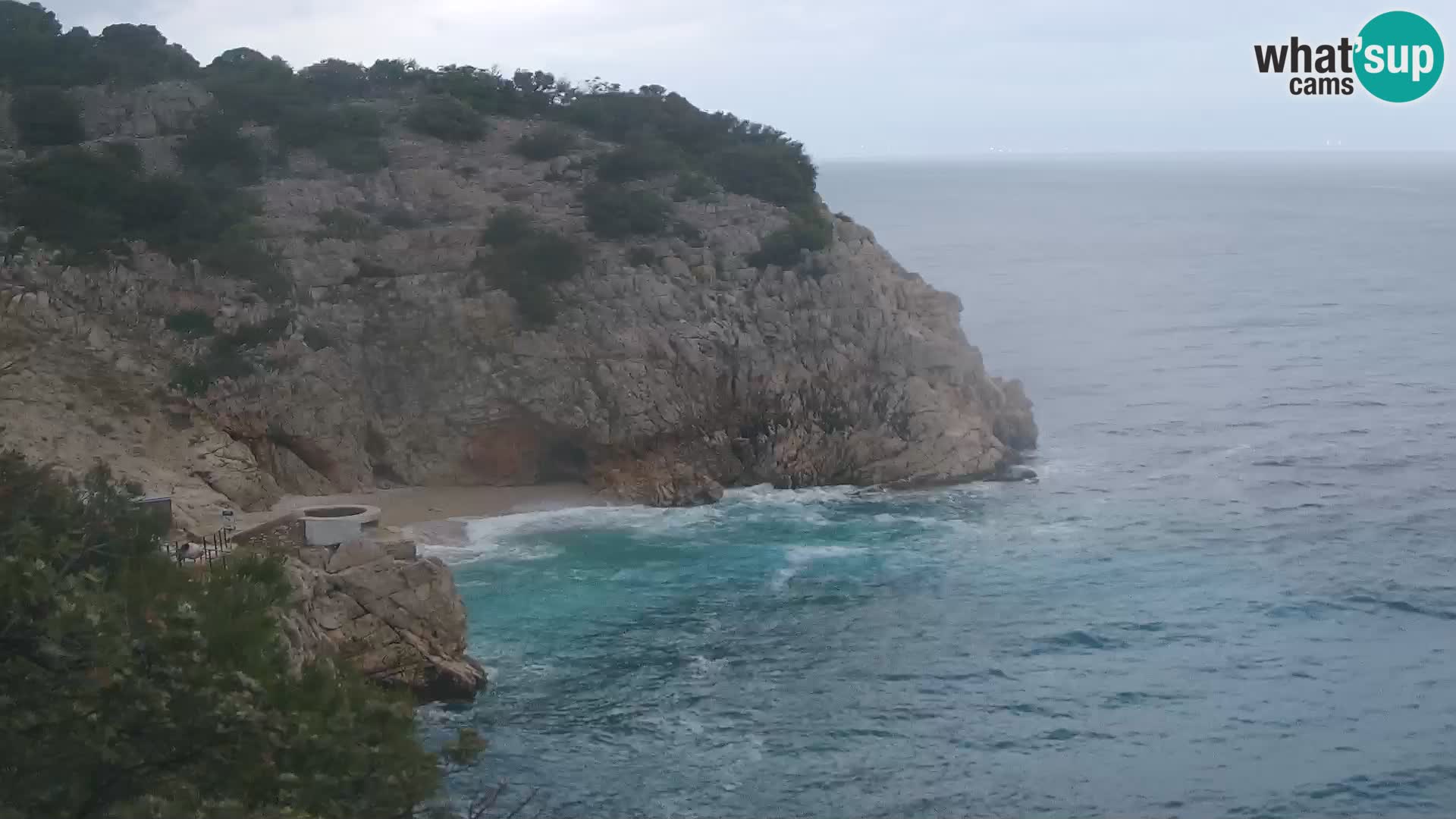 Webcam Brseč Strand – Mošćenička Draga – Kroatien