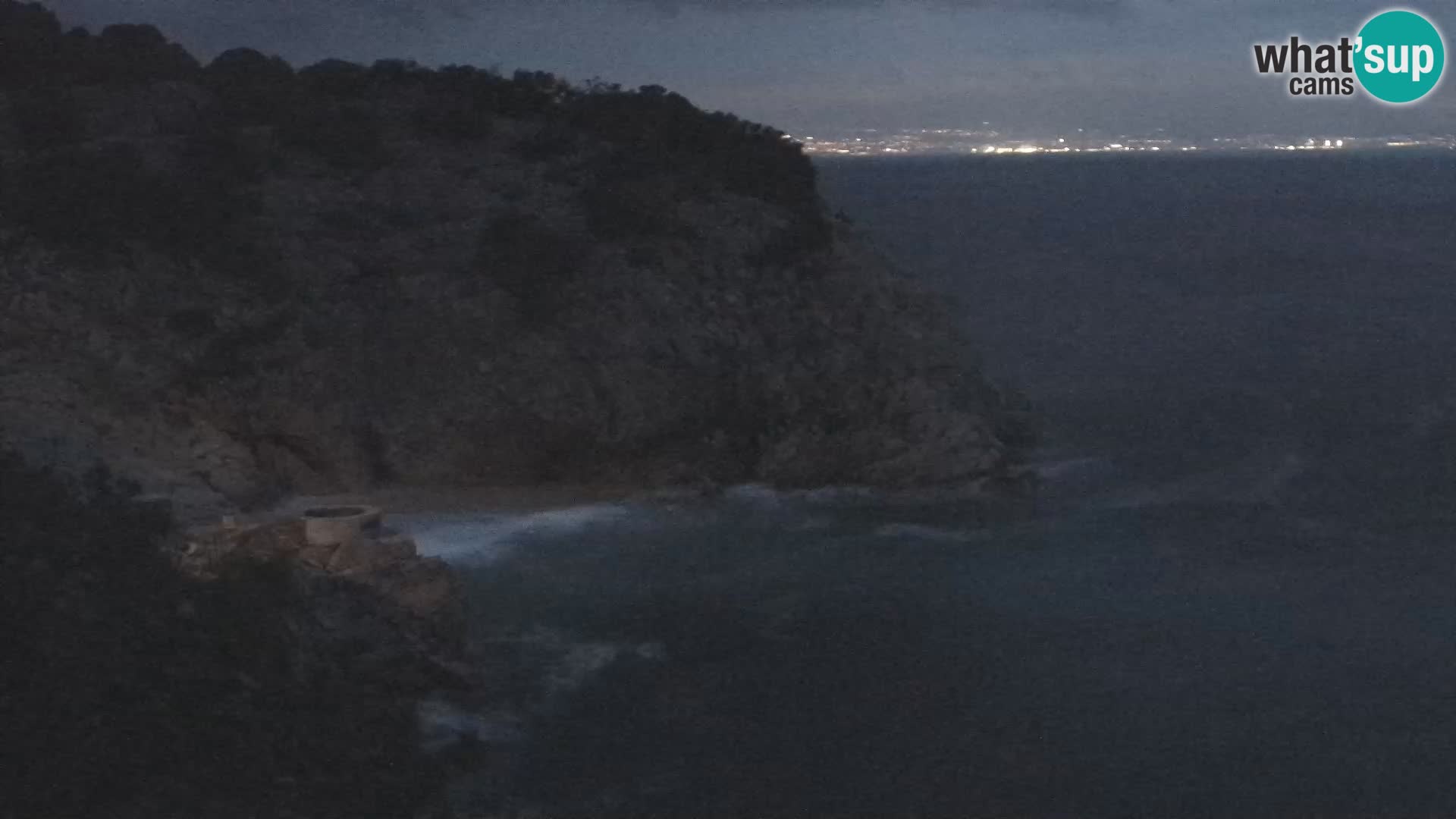 Webcam plage Brseč à Mošćenička Draga, Croatie
