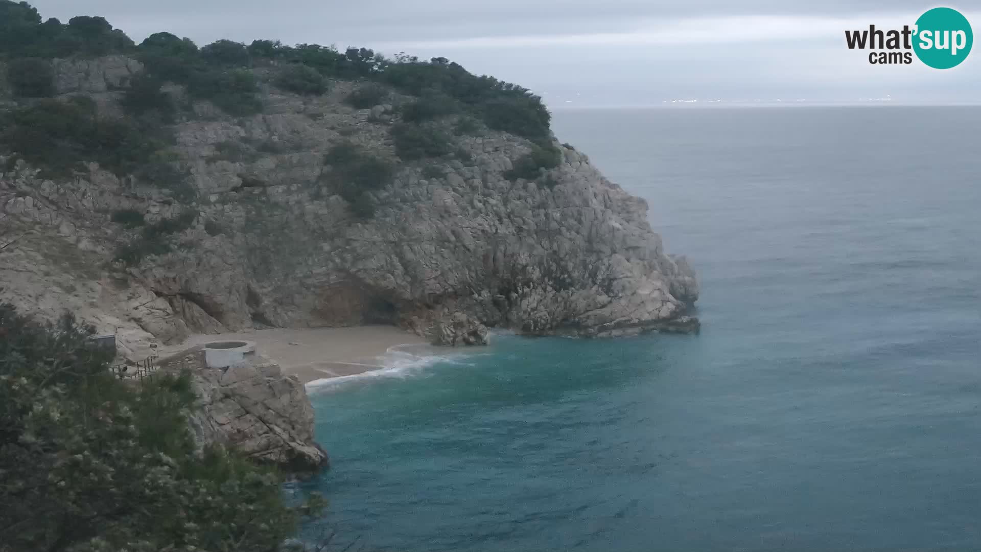 Webcam Brseč beach – Mošćenička Draga – Croatia