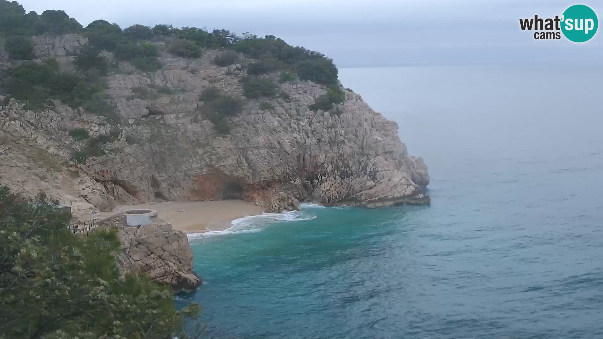 Webcam Bersezio spiaggia – Draga di Moschiena – Croazia