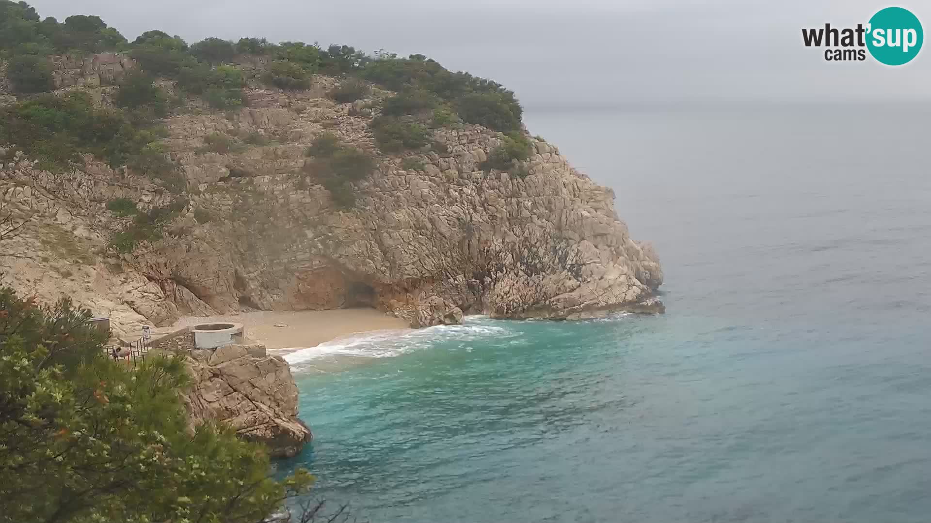 Webcam Bersezio spiaggia – Draga di Moschiena – Croazia