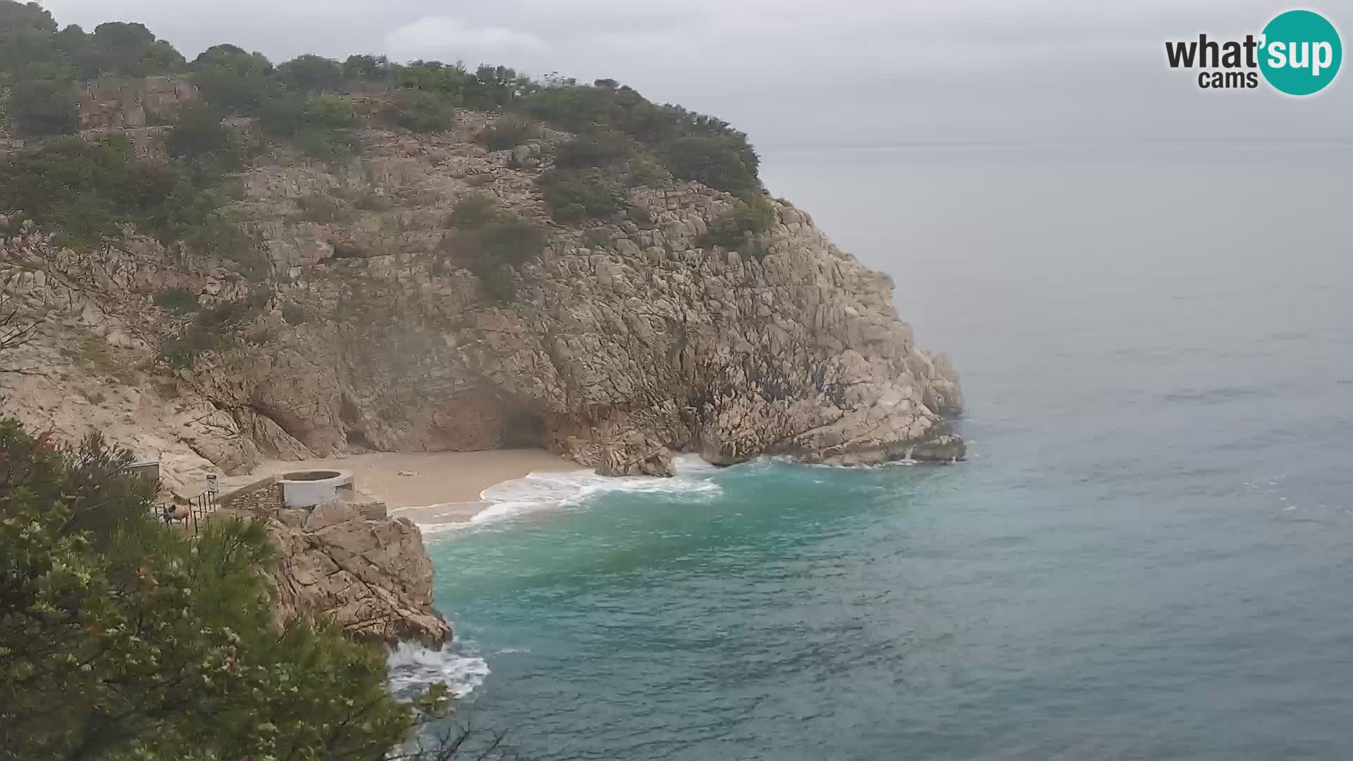 Web kamera plaže Brseč – Mošćenička Draga – Hrvatska