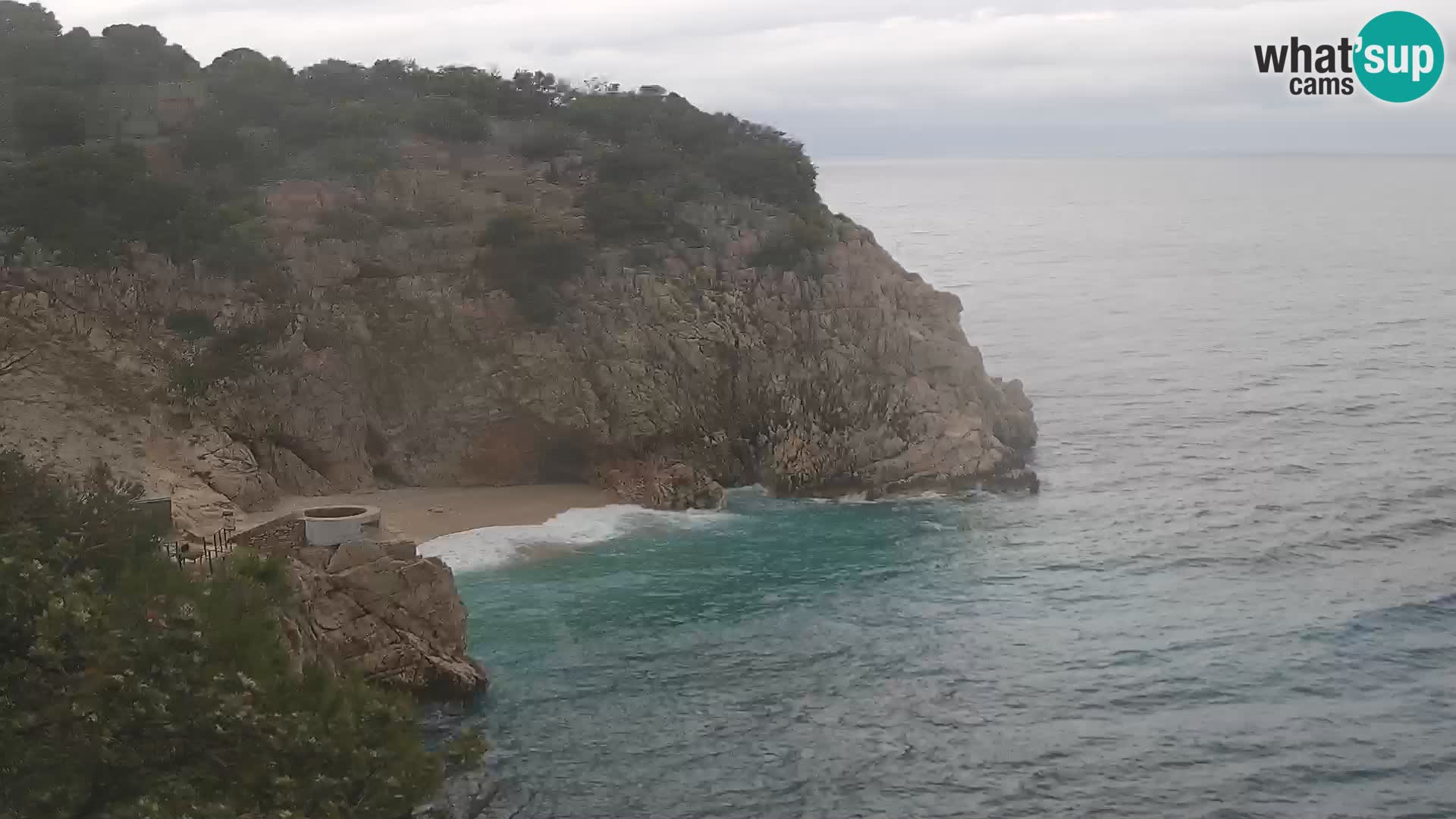 Webcam Brseč Strand – Mošćenička Draga – Kroatien