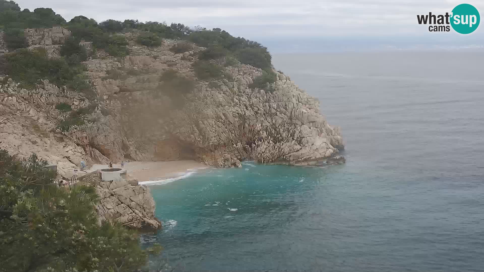 Web kamera plaže Brseč – Mošćenička Draga – Hrvatska