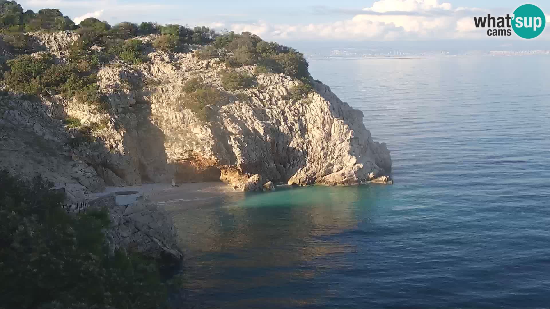 Webcam Brseč Strand – Mošćenička Draga – Kroatien