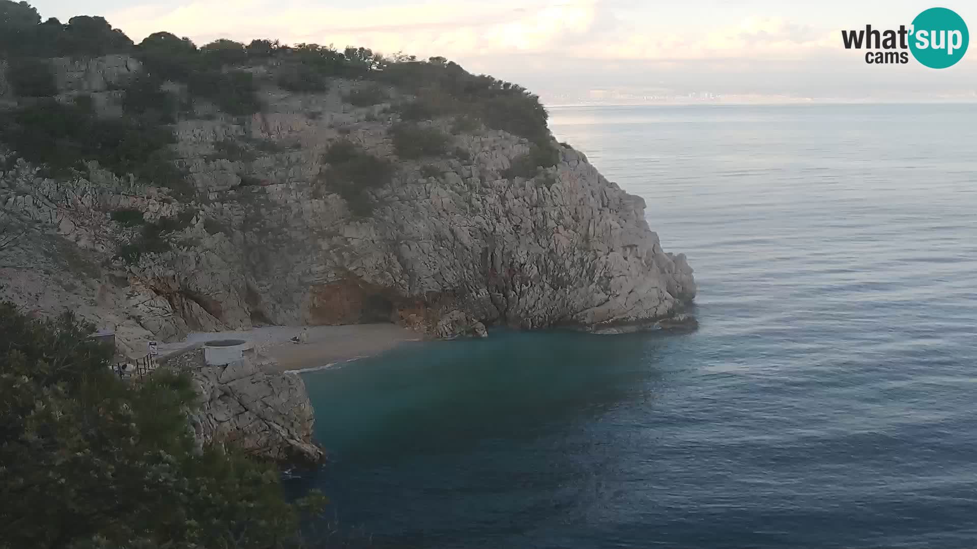 Webcam Bersezio spiaggia – Draga di Moschiena – Croazia