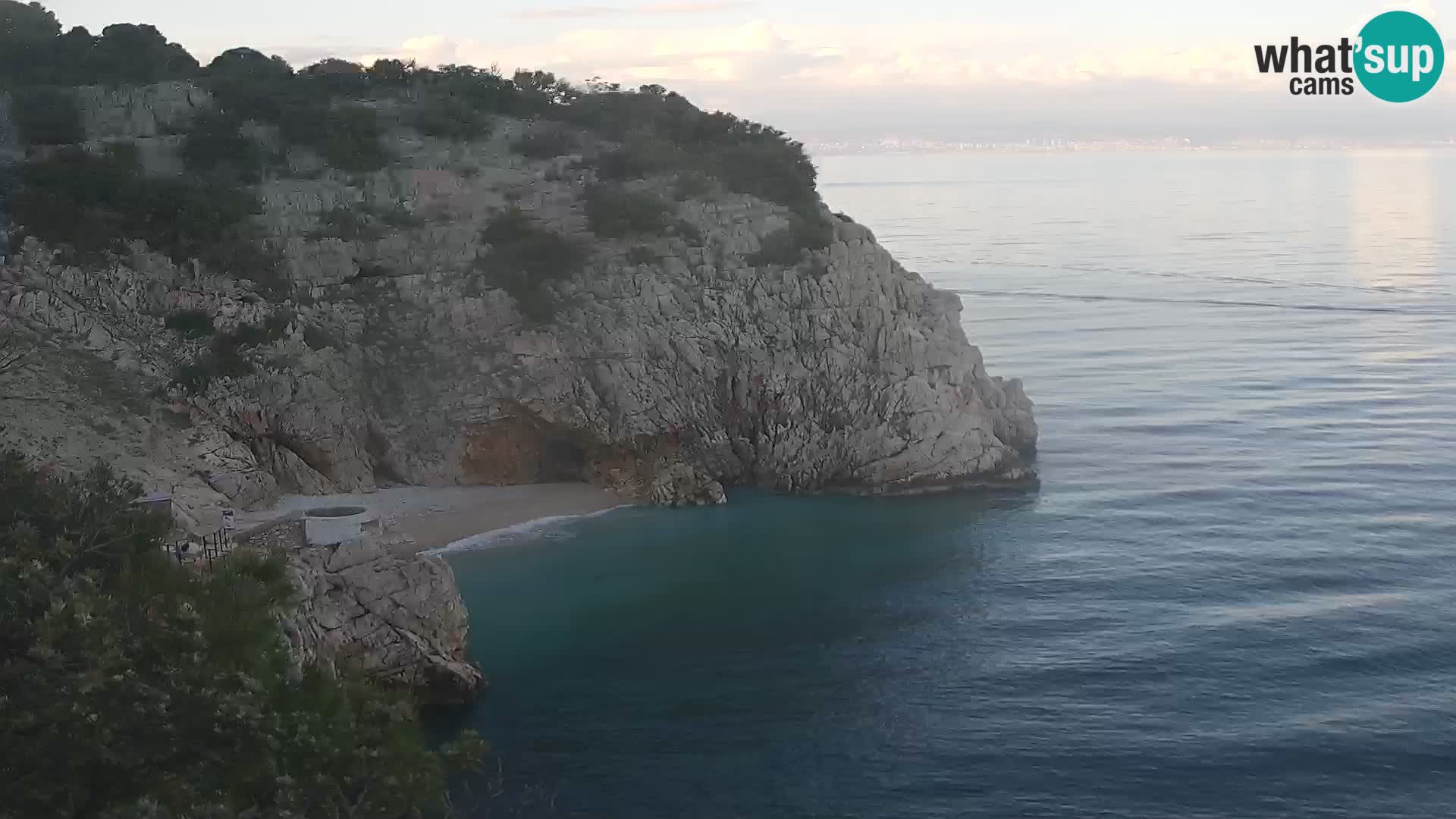 Webcam Brseč Strand – Mošćenička Draga – Kroatien