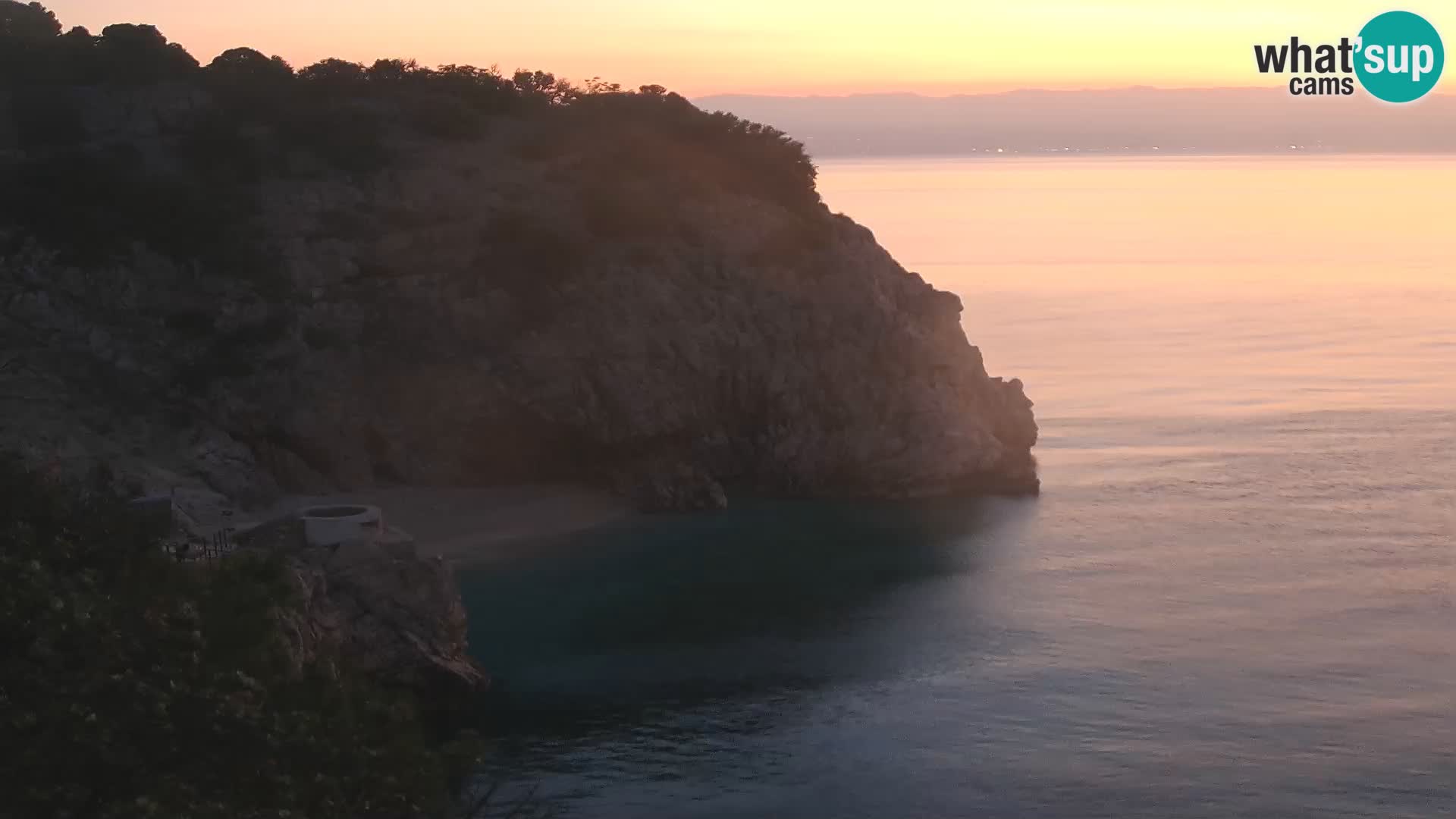Webcam Bersezio spiaggia – Draga di Moschiena – Croazia