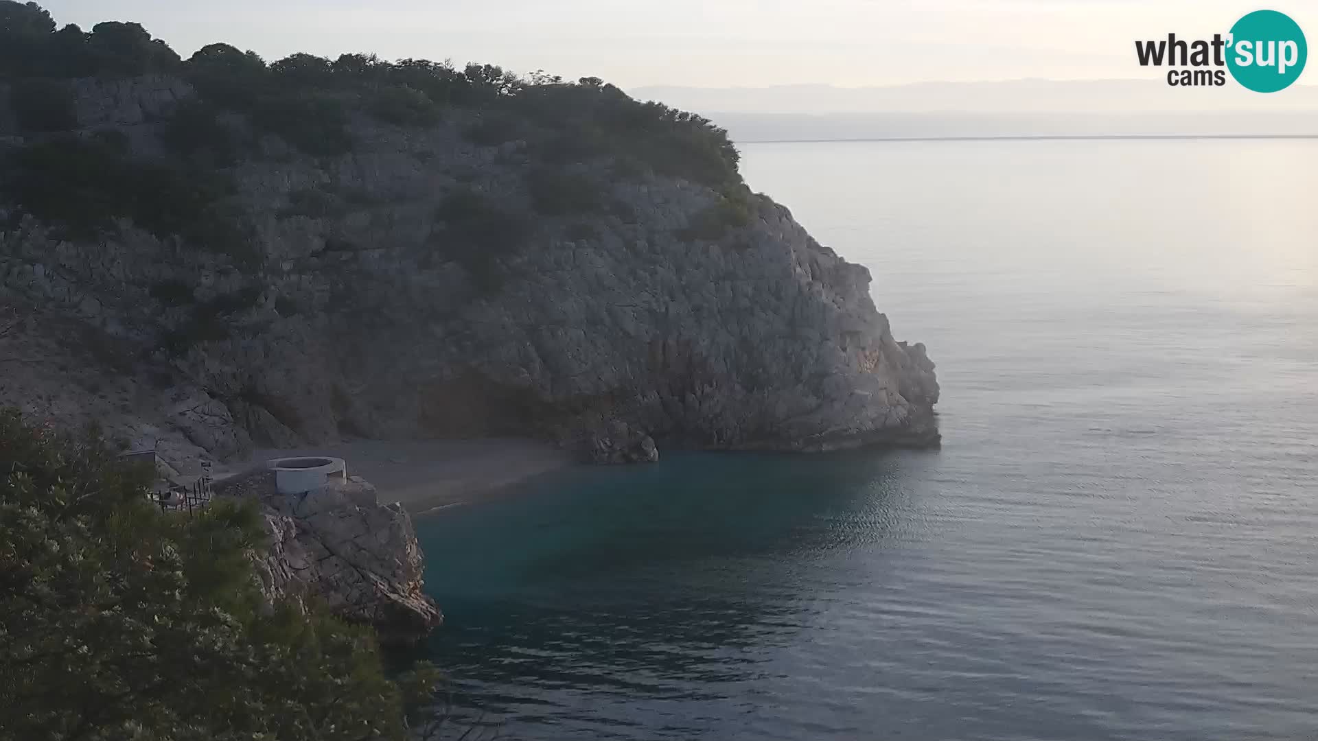 Webcam Bersezio spiaggia – Draga di Moschiena – Croazia