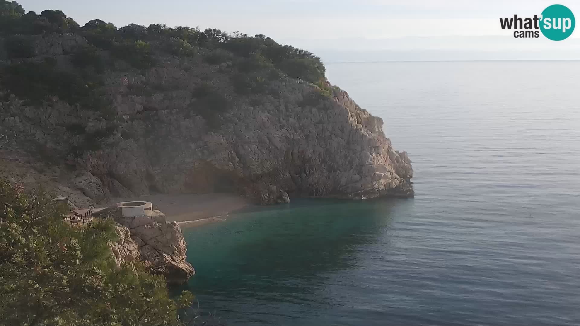 Webcam Brseč Strand – Mošćenička Draga – Kroatien