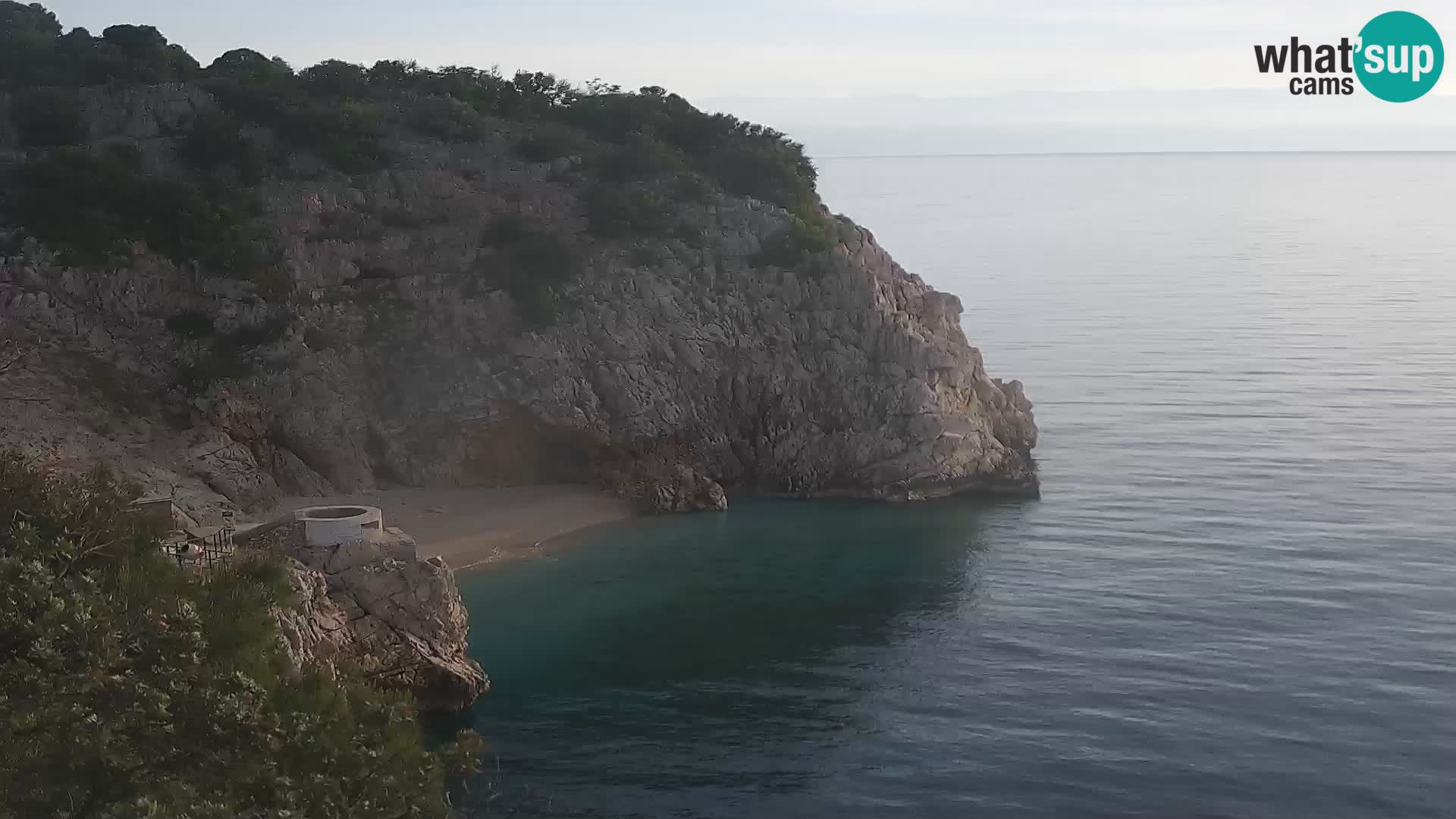 Webcam Bersezio spiaggia – Draga di Moschiena – Croazia