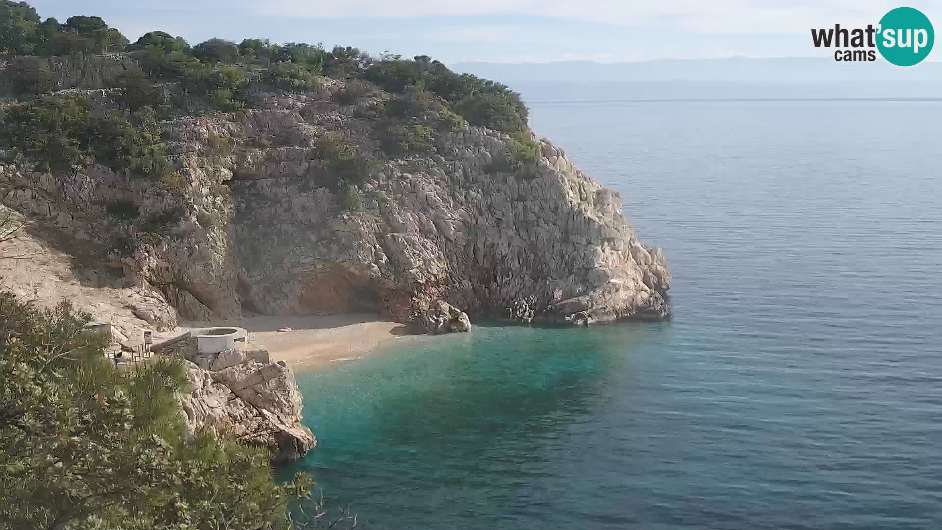 Webcam Brseč beach – Mošćenička Draga – Croatia