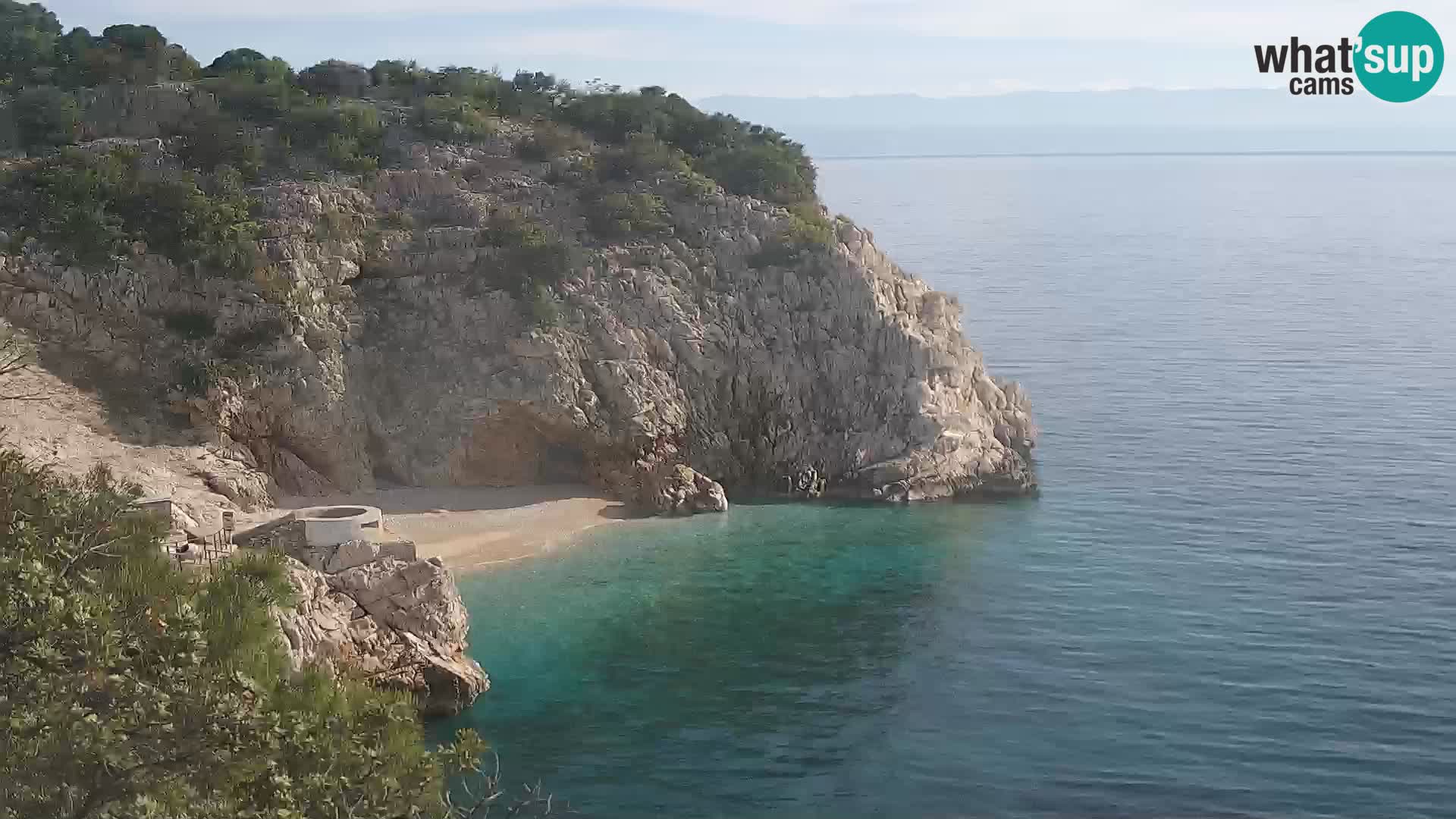 Webcam Brseč Strand – Mošćenička Draga – Kroatien