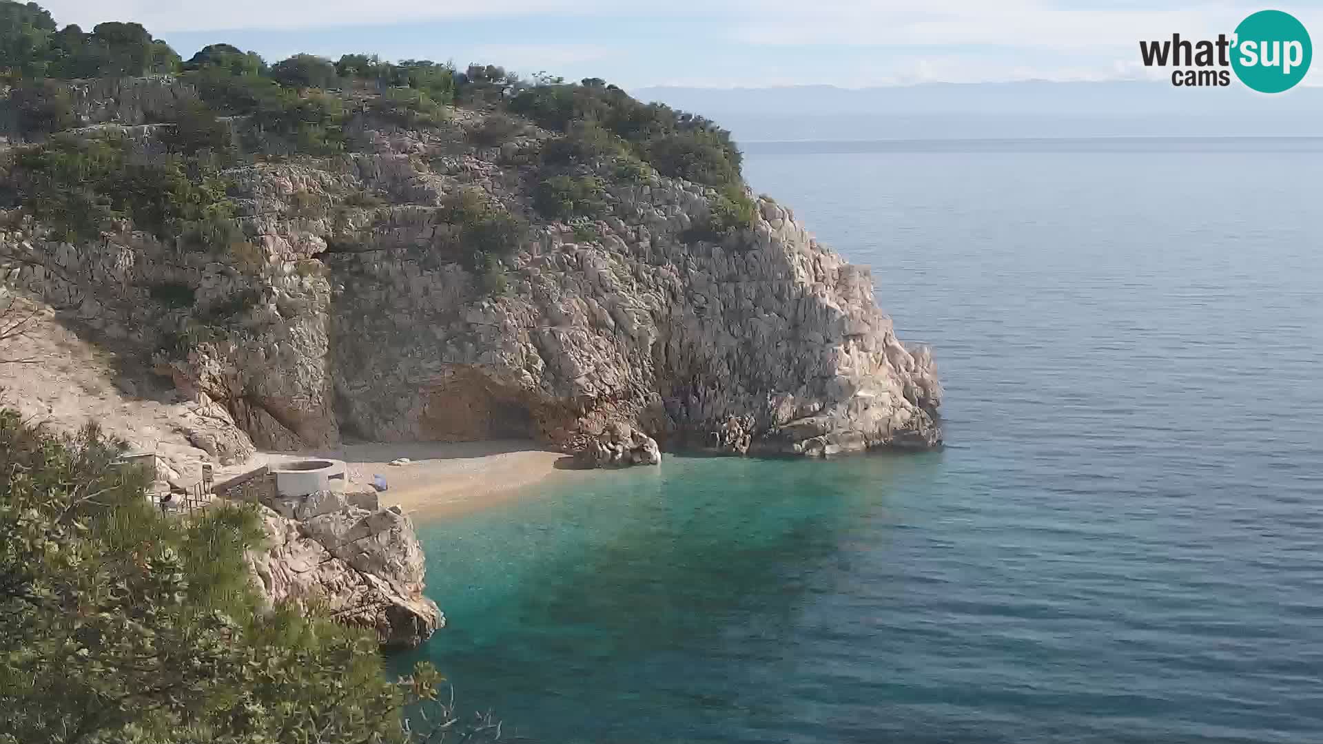 Webcam Brseč beach – Mošćenička Draga – Croatia
