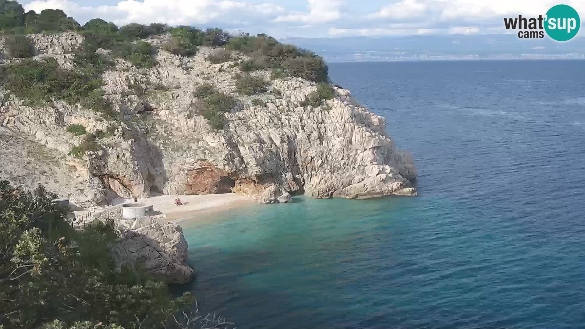 Webcam Brseč Strand – Mošćenička Draga – Kroatien