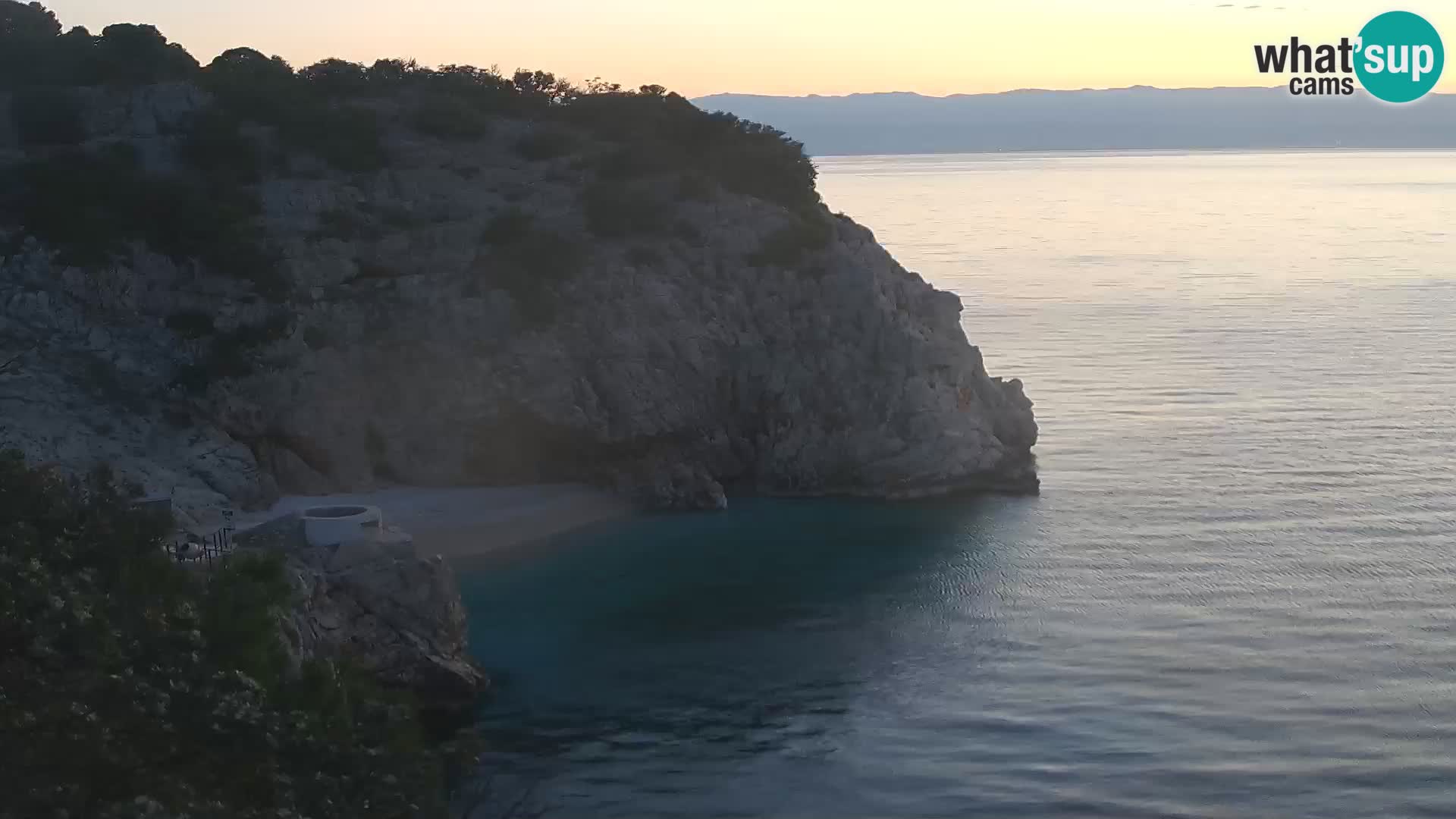 Webcam Bersezio spiaggia – Draga di Moschiena – Croazia
