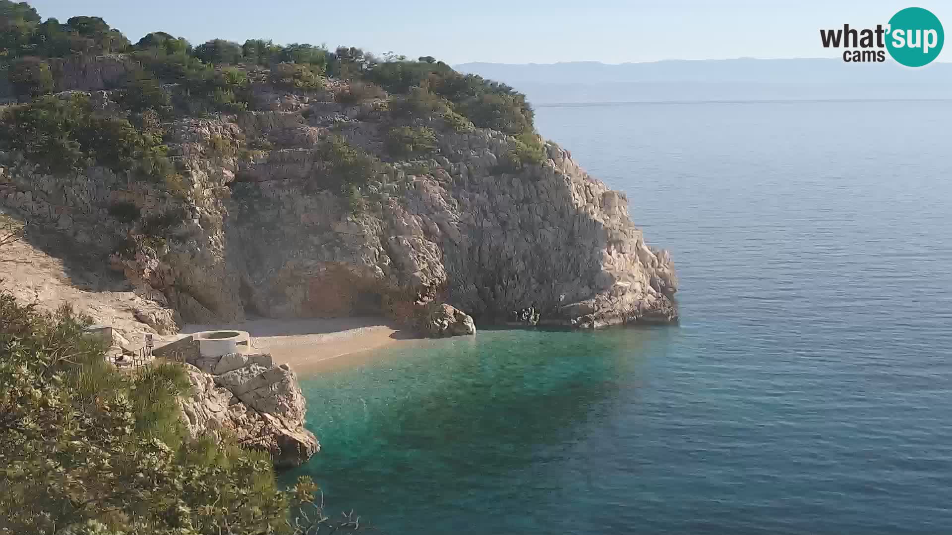 Webcam Brseč Strand – Mošćenička Draga – Kroatien