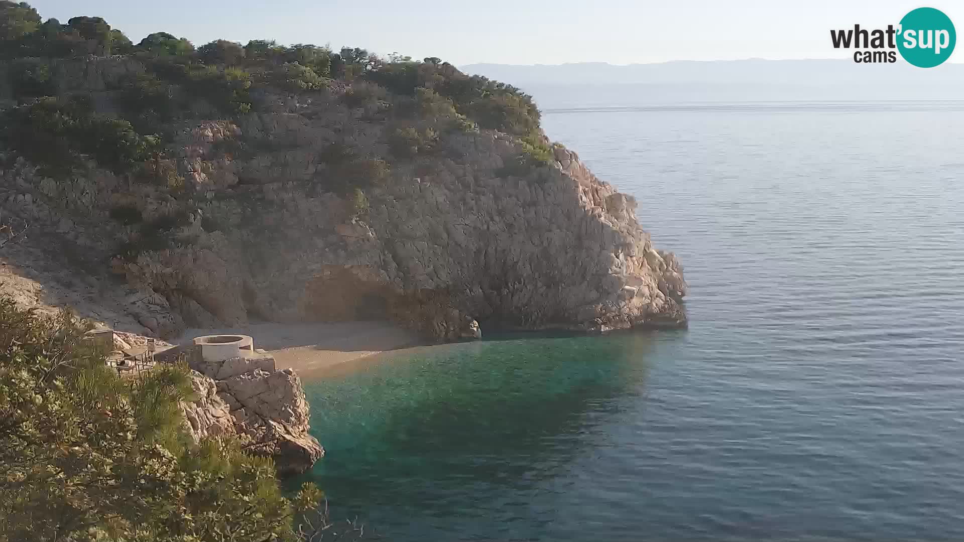 Webcam Bersezio spiaggia – Draga di Moschiena – Croazia