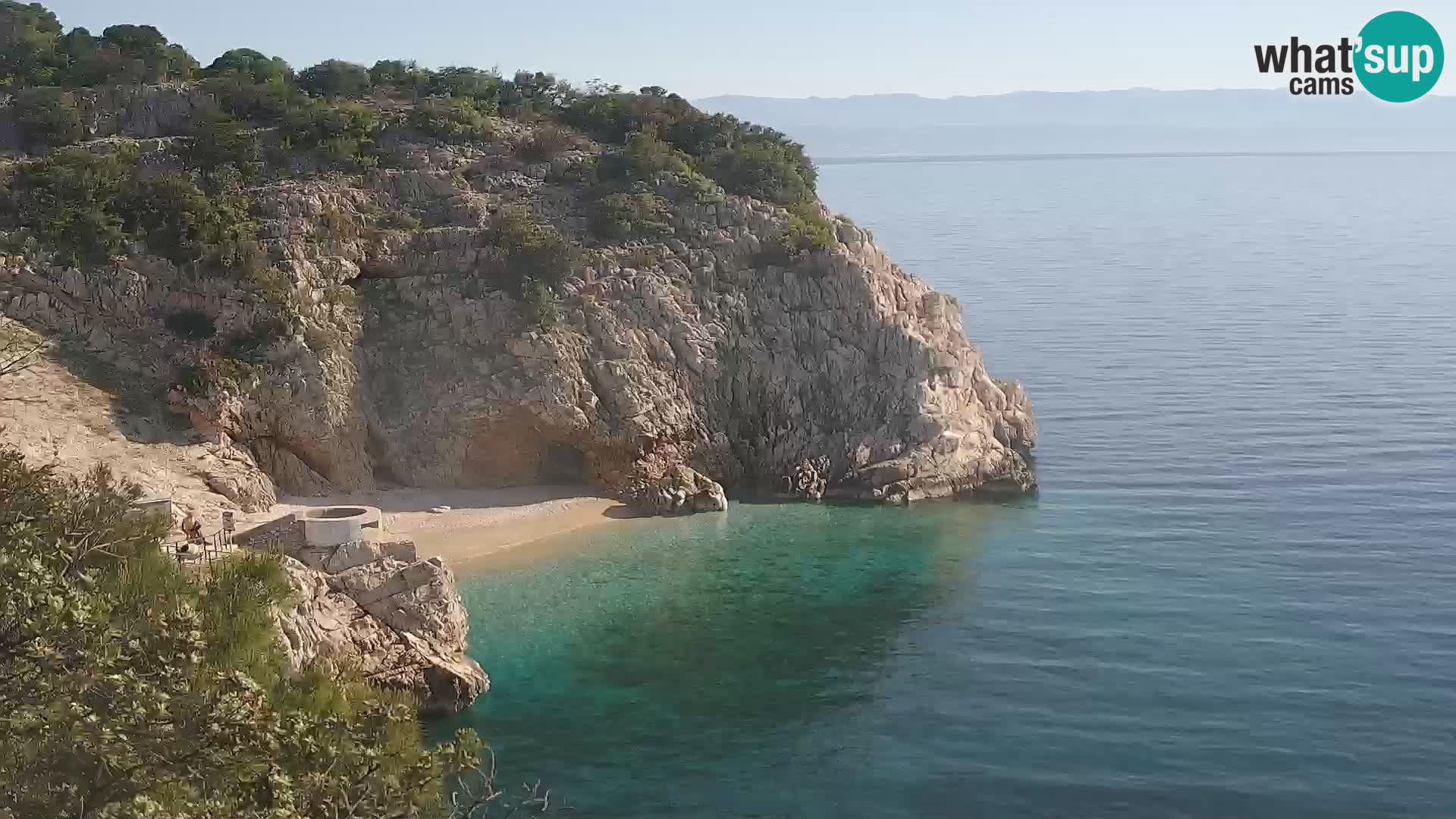 Webcam Bersezio spiaggia – Draga di Moschiena – Croazia