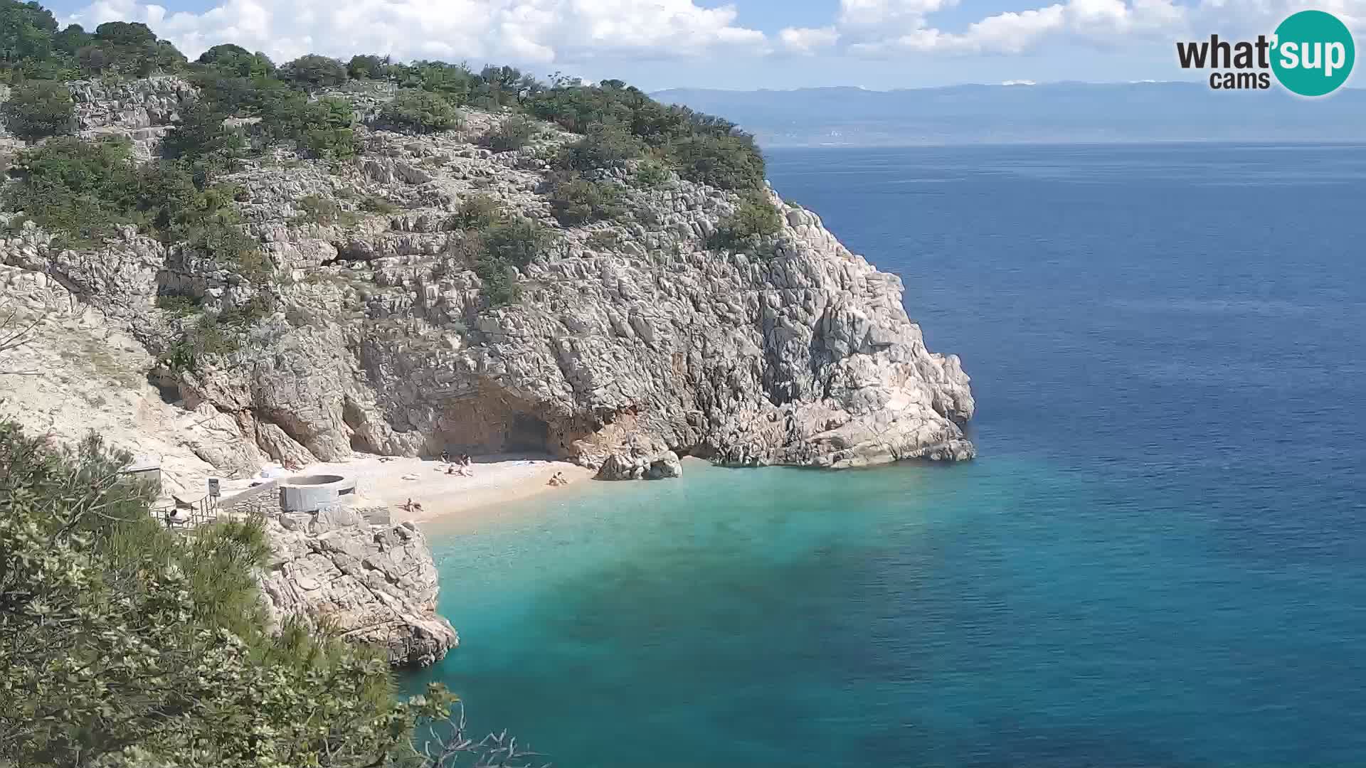 Webcam Brseč Strand – Mošćenička Draga – Kroatien