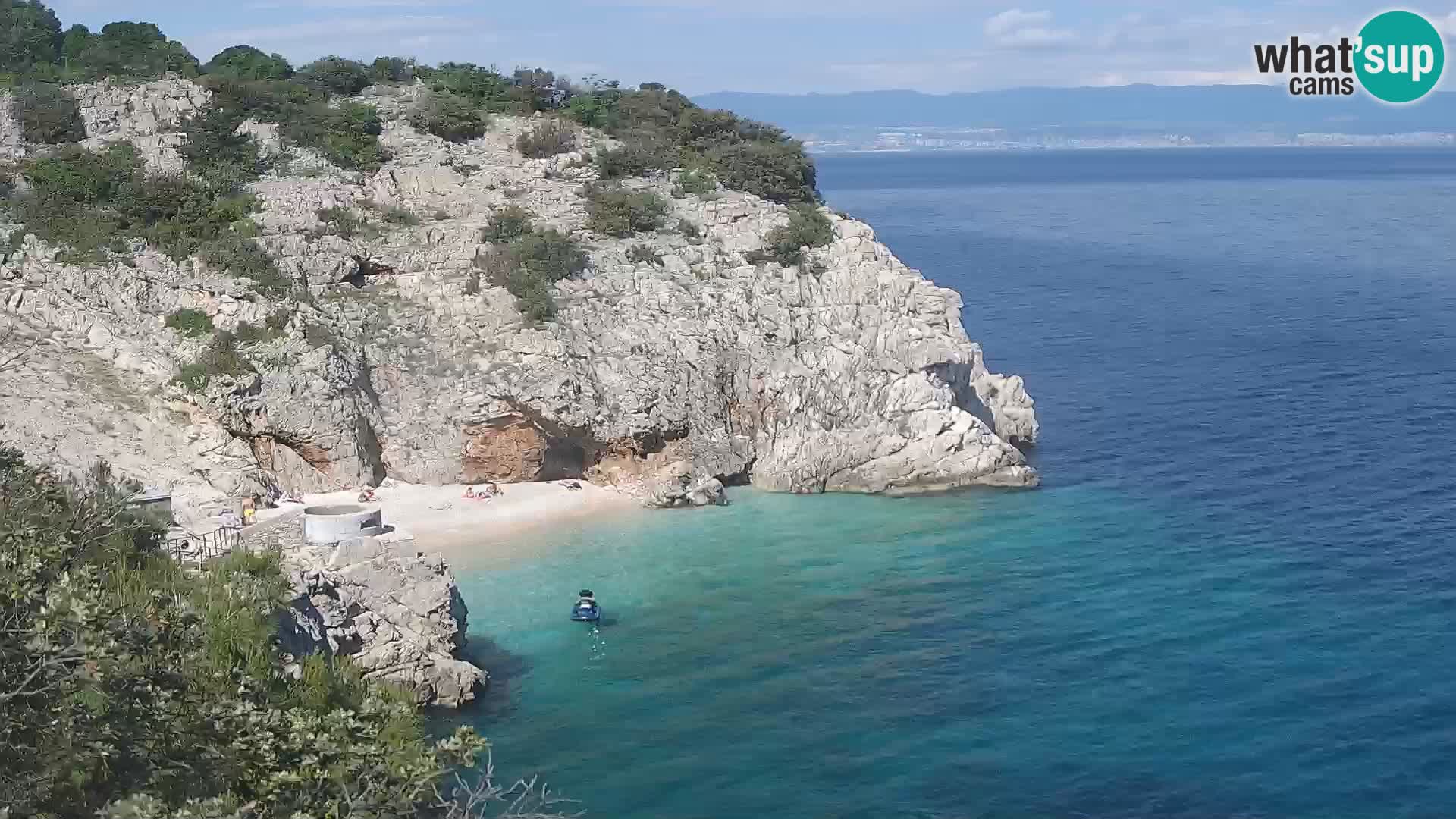 Webcam Brseč beach – Mošćenička Draga – Croatia