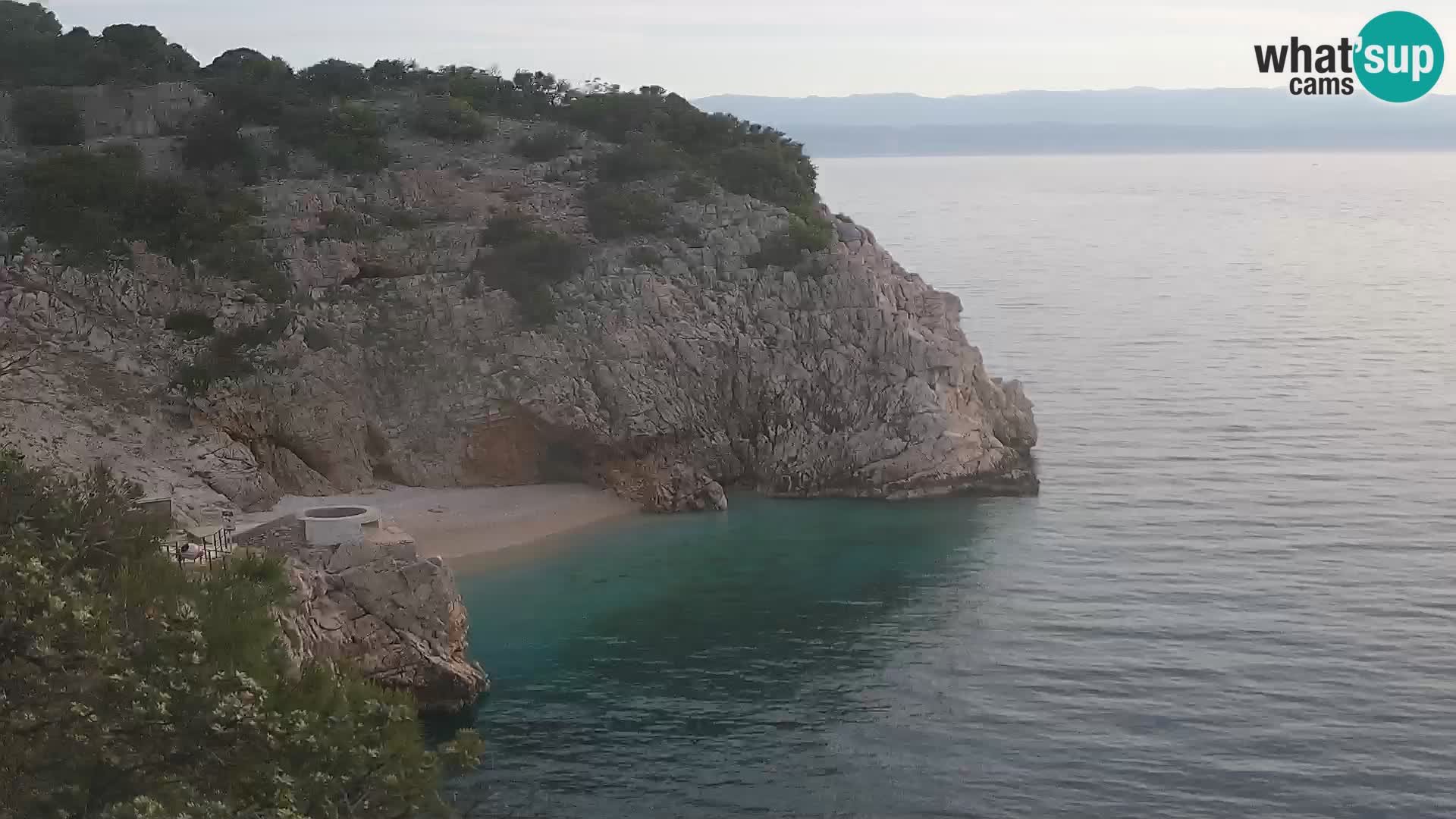 Webcam Brseč beach – Mošćenička Draga – Croatia