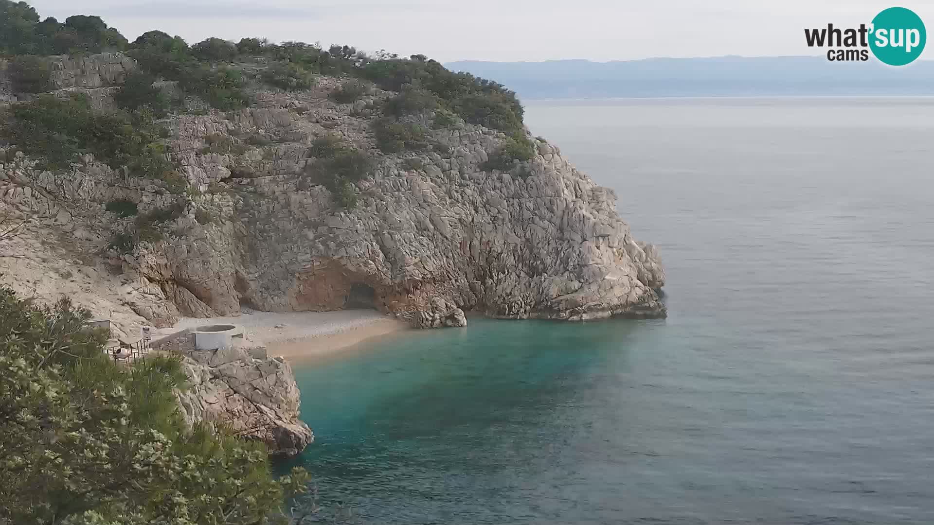 Webcam Brseč Strand – Mošćenička Draga – Kroatien