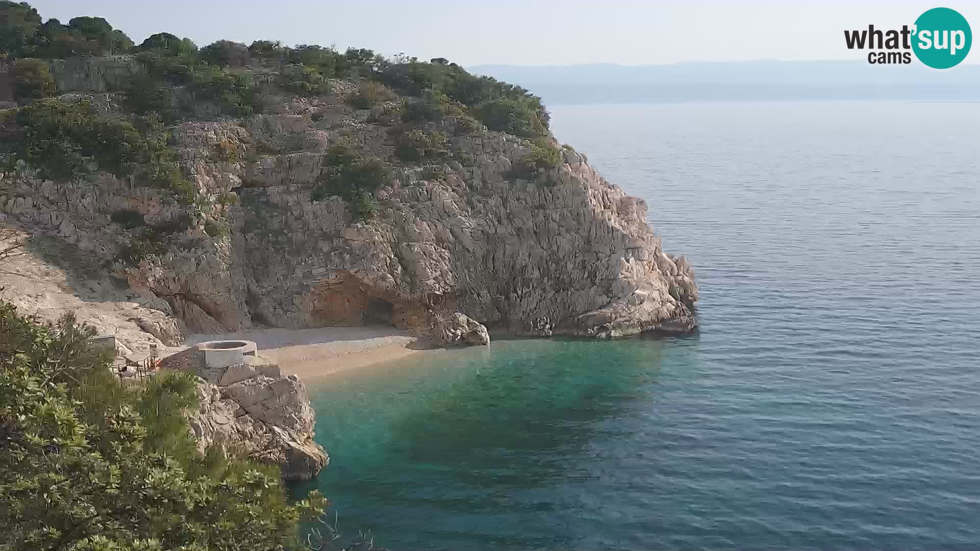 Webcam Brseč beach – Mošćenička Draga – Croatia