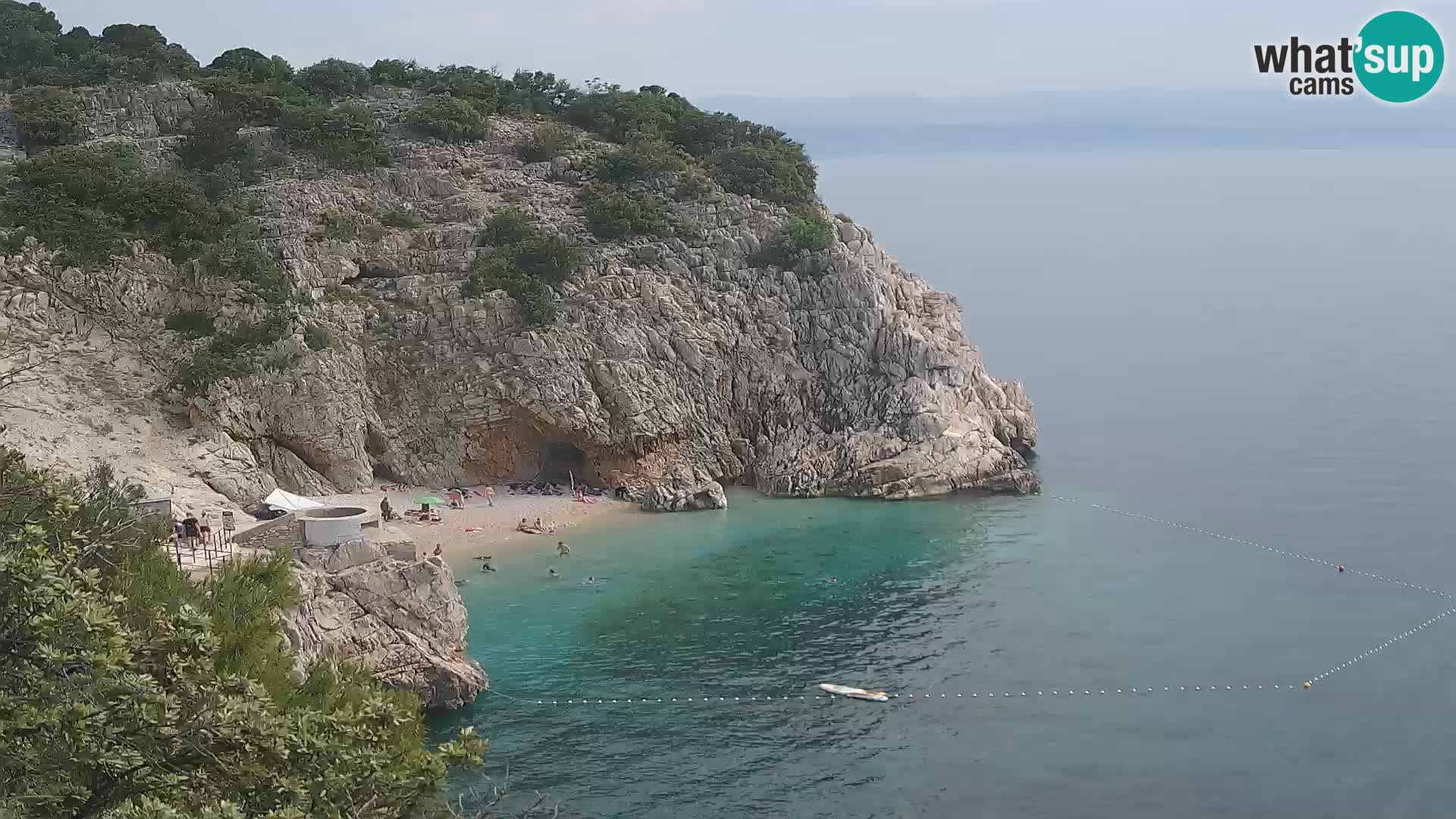 Webcam Brseč Strand – Mošćenička Draga – Kroatien