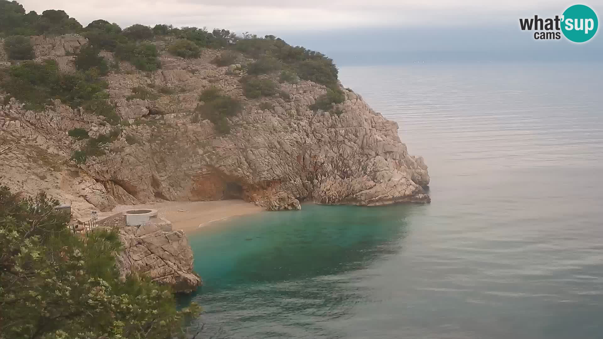 Webcam Bersezio spiaggia – Draga di Moschiena – Croazia