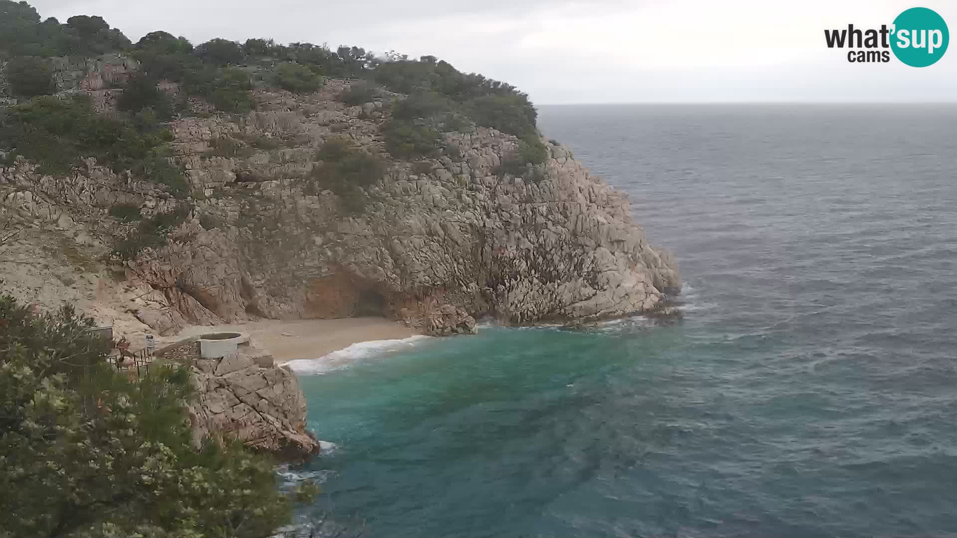 Webcam Bersezio spiaggia – Draga di Moschiena – Croazia