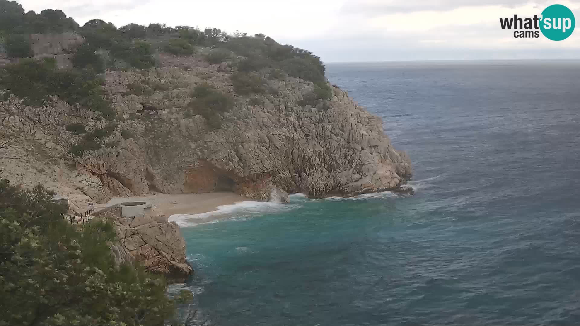 Webcam Brseč beach – Mošćenička Draga – Croatia