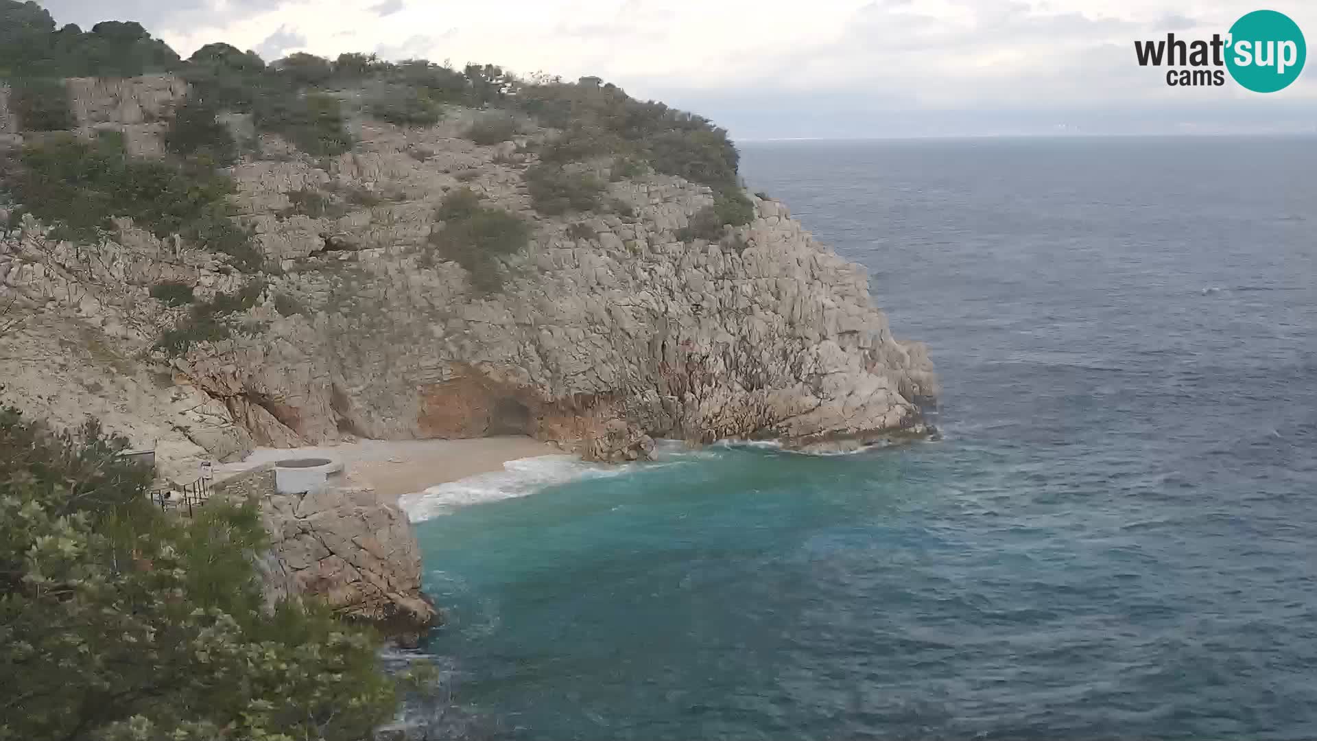Webcam Brseč Strand – Mošćenička Draga – Kroatien