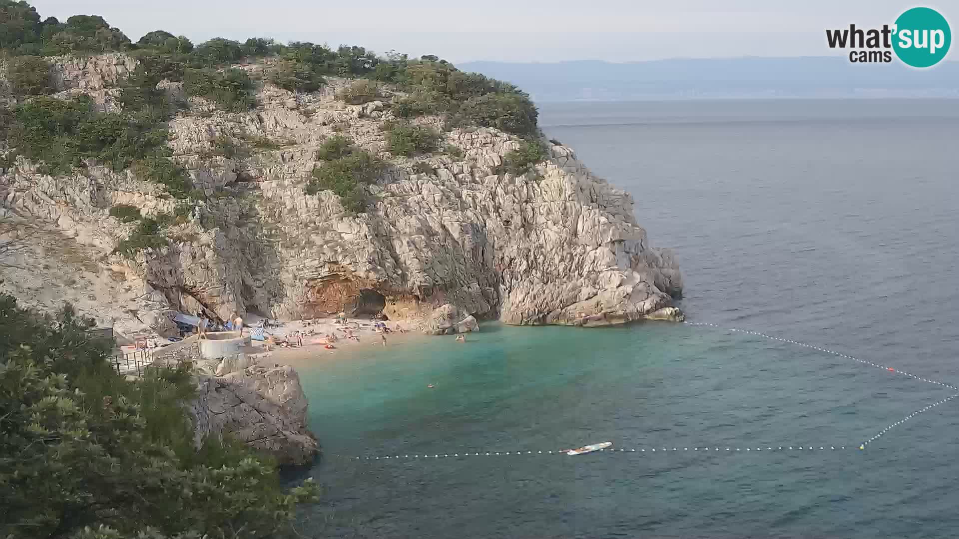 Webcam Brseč Strand – Mošćenička Draga – Kroatien