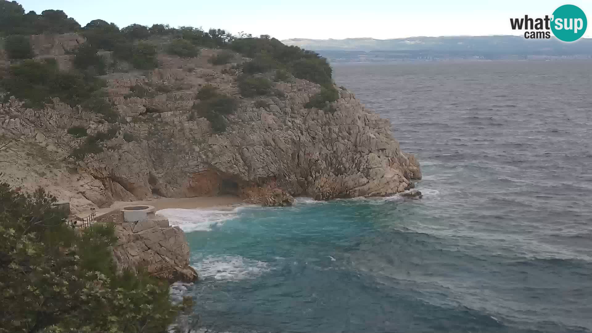 Web kamera plaže Brseč – Mošćenička Draga – Hrvatska
