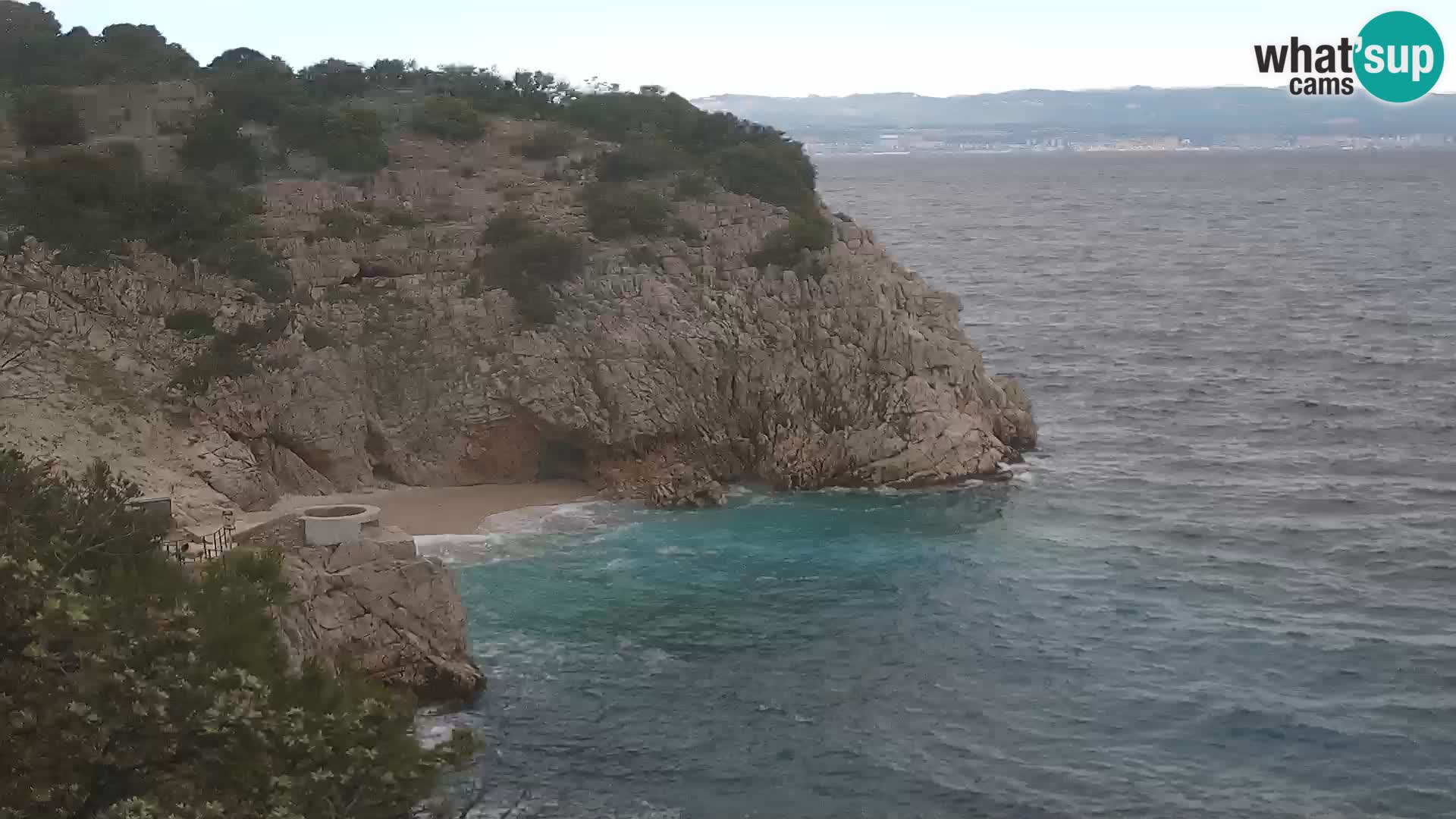 Web kamera plaže Brseč – Mošćenička Draga – Hrvatska