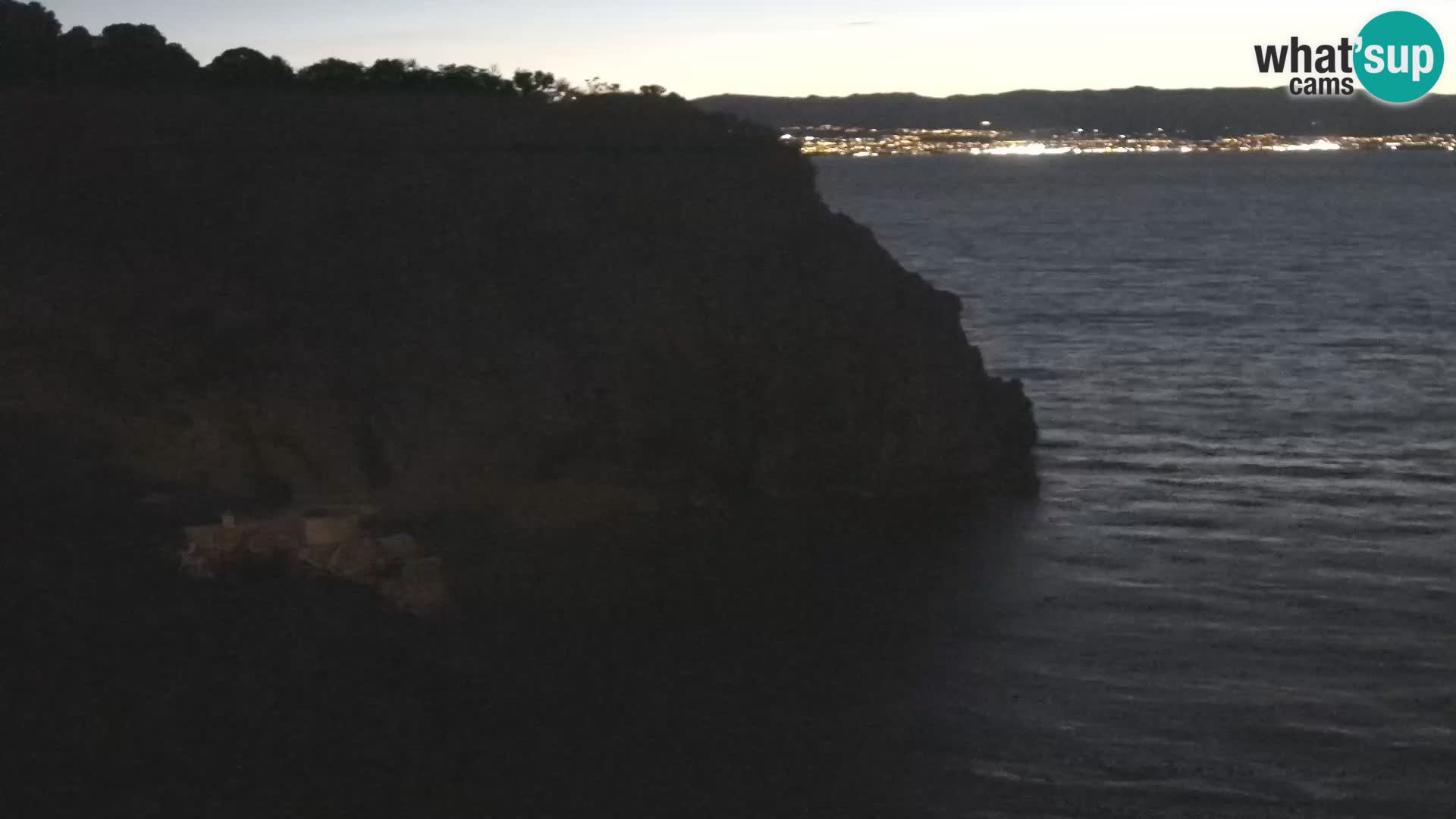 Webcam Bersezio spiaggia – Draga di Moschiena – Croazia