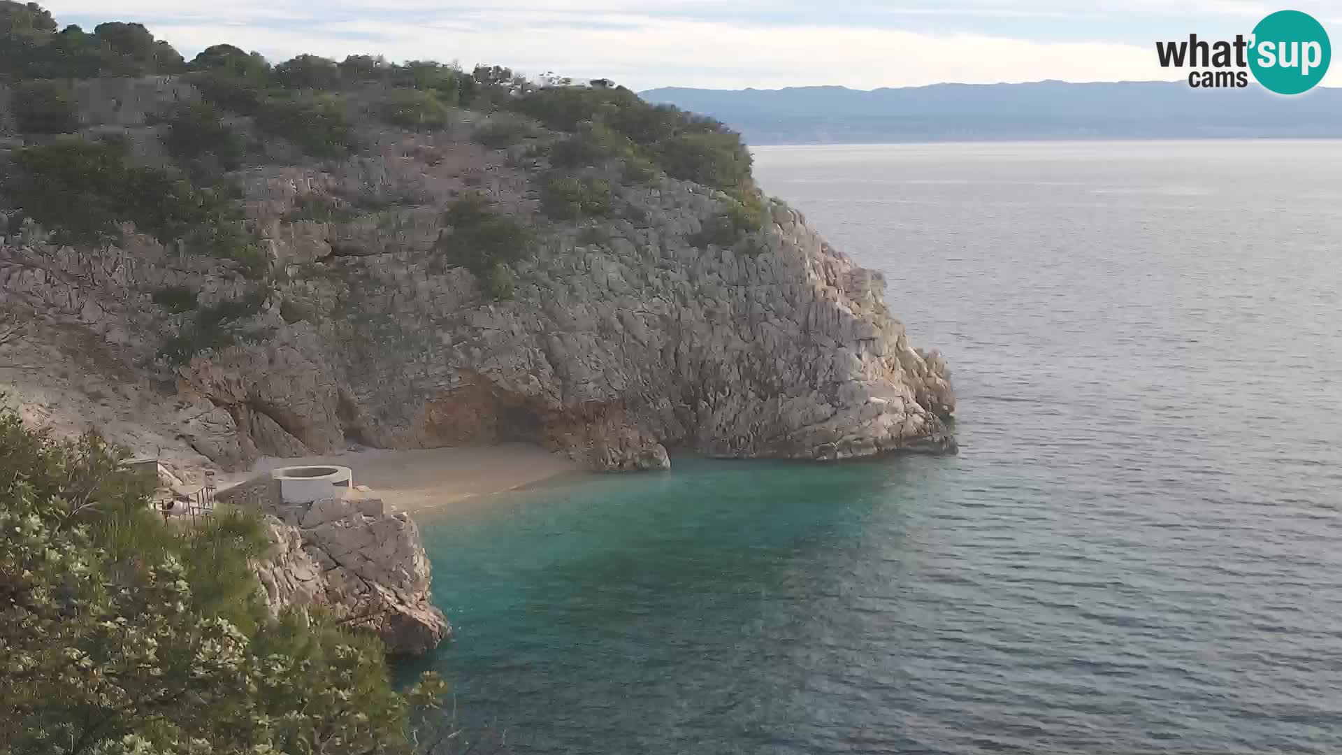 Webcam Bersezio spiaggia – Draga di Moschiena – Croazia