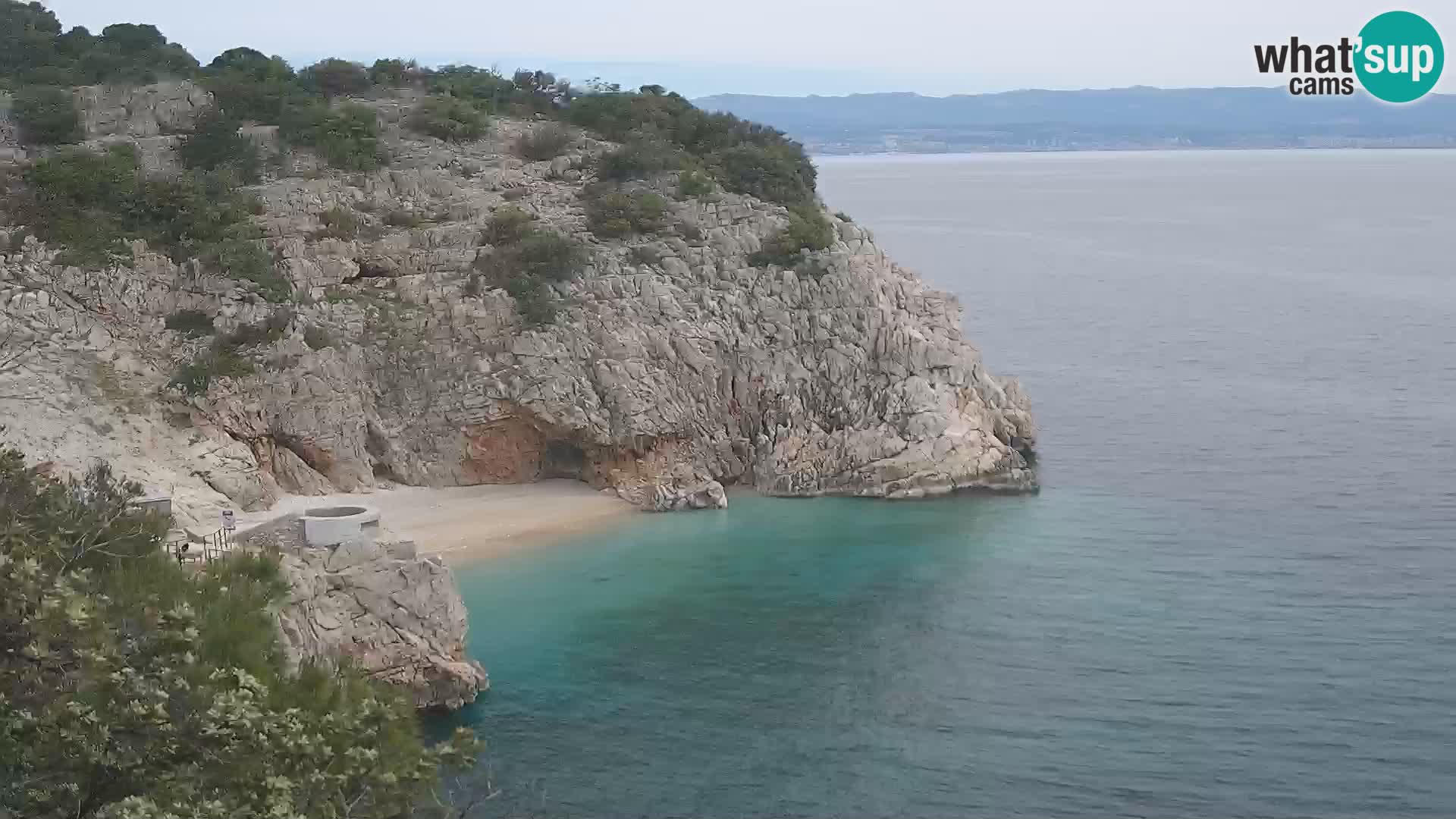 Webcam Brseč Strand – Mošćenička Draga – Kroatien