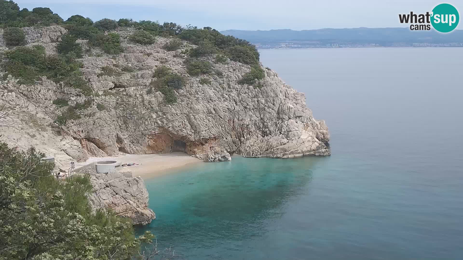 Webcam Brseč Strand – Mošćenička Draga – Kroatien